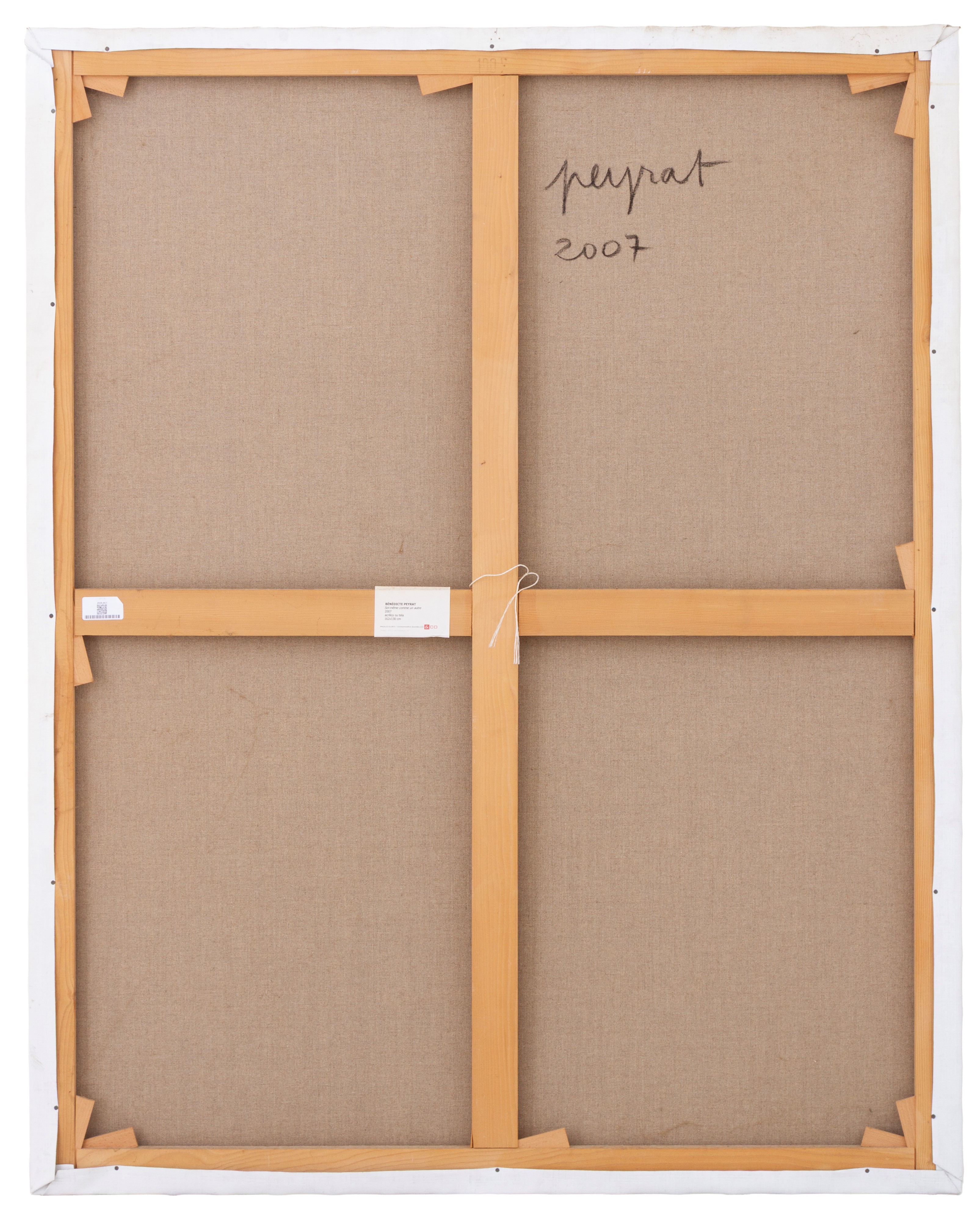 Benedicte Peyrat - Acrilico SOI-MEME COMME UN AUTRE, 2007, 162x130 cm