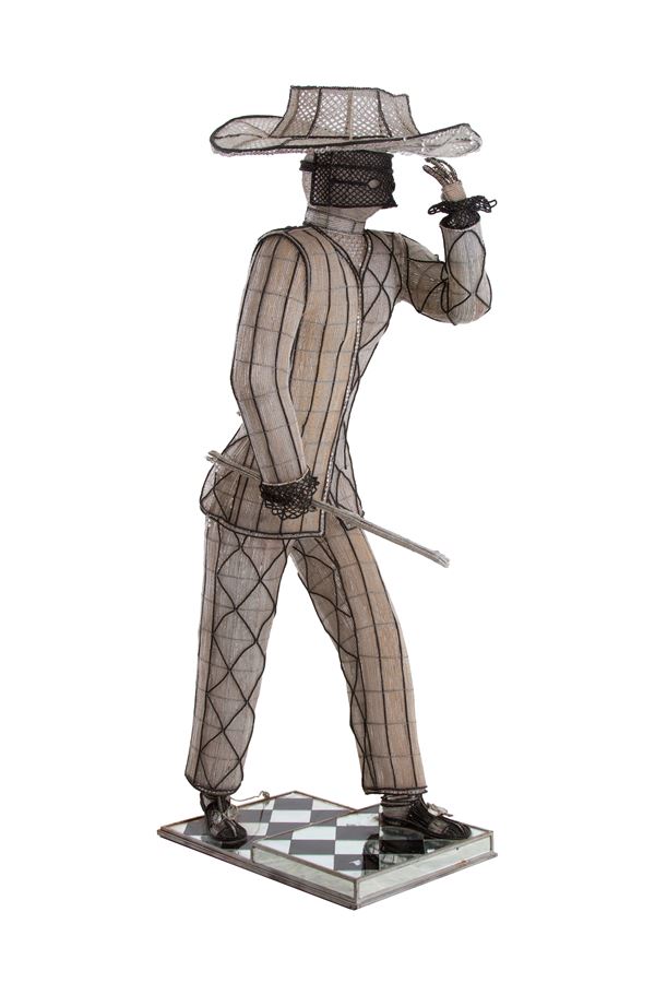 Lampada da terra "UOMO MASCHERATO"