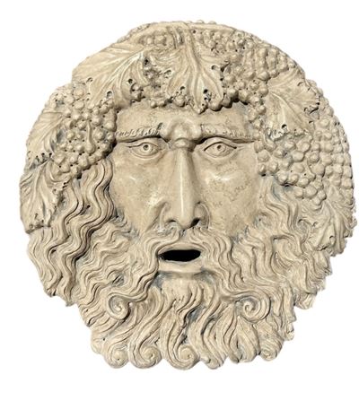 Scultura in marmo biancone di Asiago, Bacco