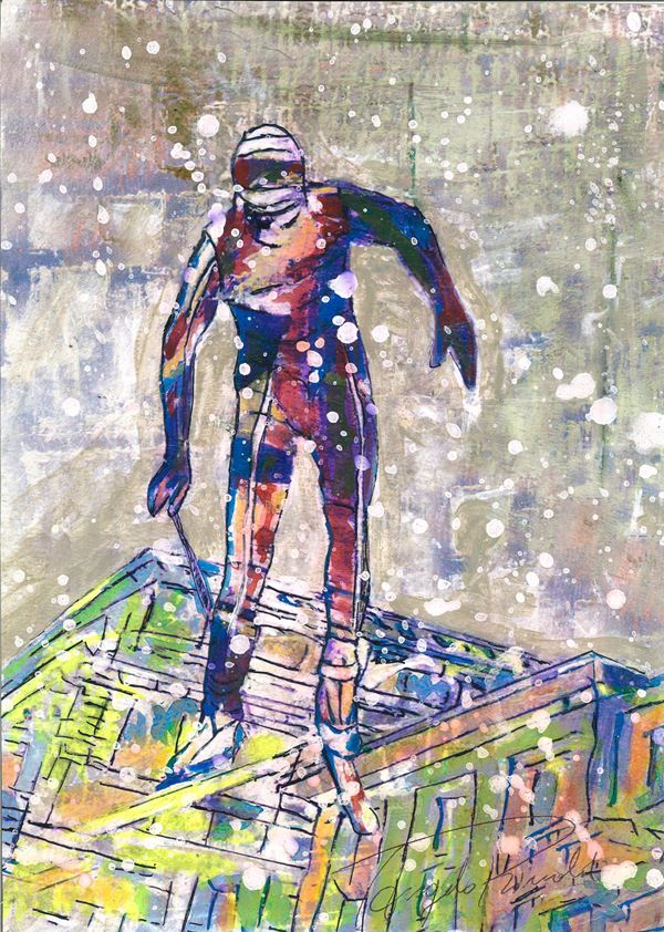 ANGELO RINALDI - Tecnica mista n.25