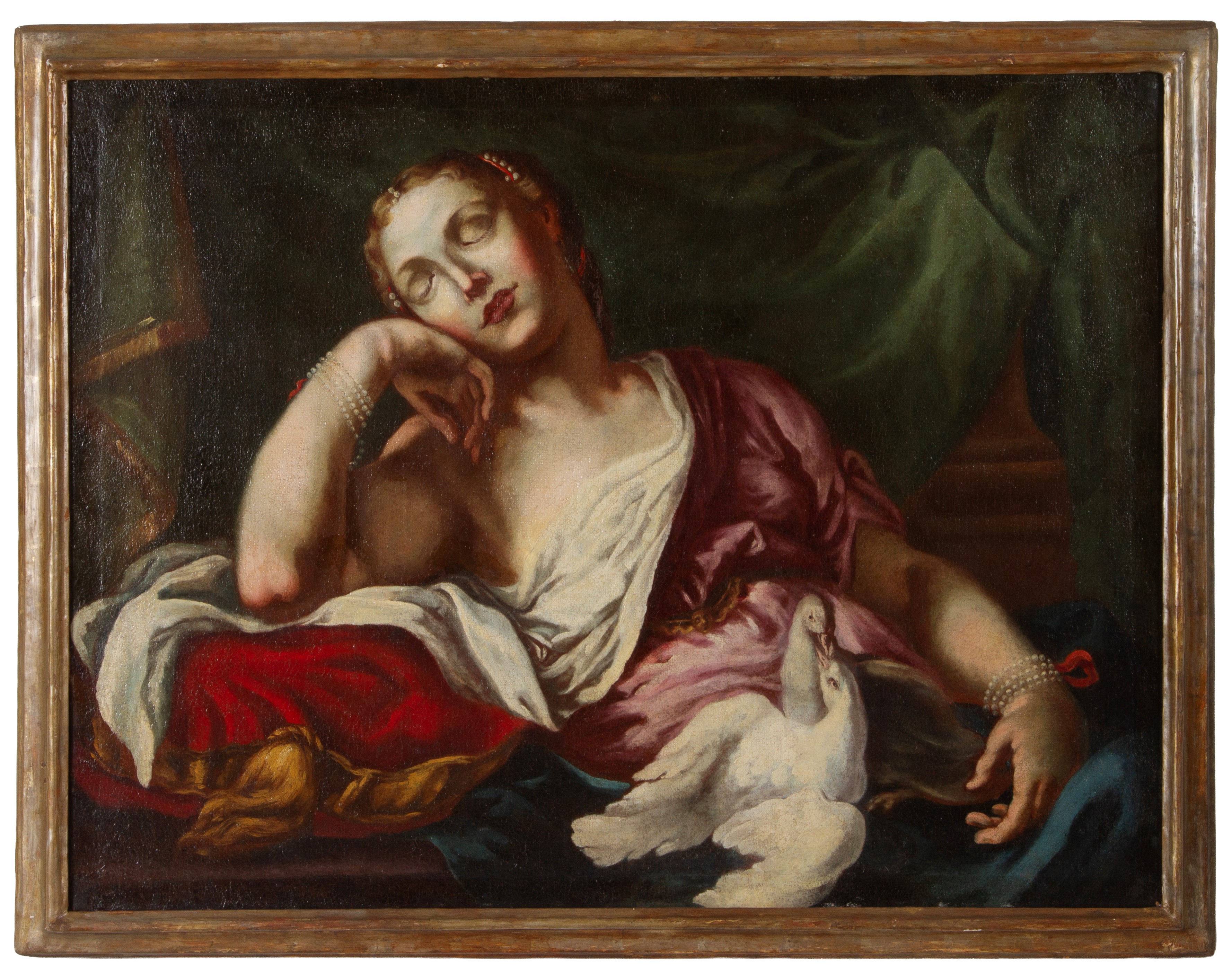 Pittore veneto del XVIII secolo, Giunone e Venere Dormiente
