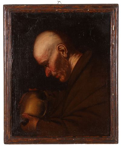 San Pedro de Alcantara, olio su tela