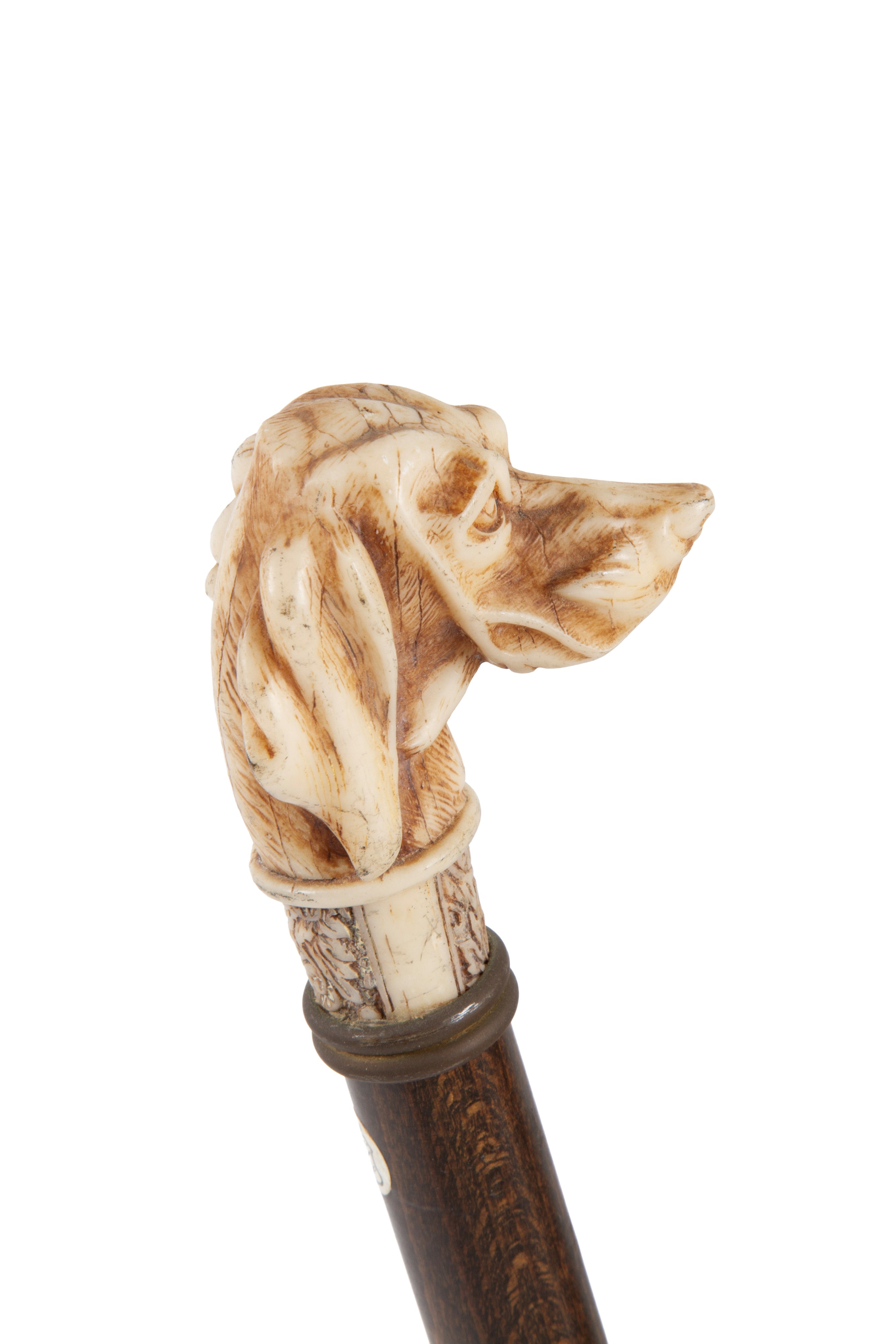 Tre bastoni in legno con impugnature variate, XX secolo