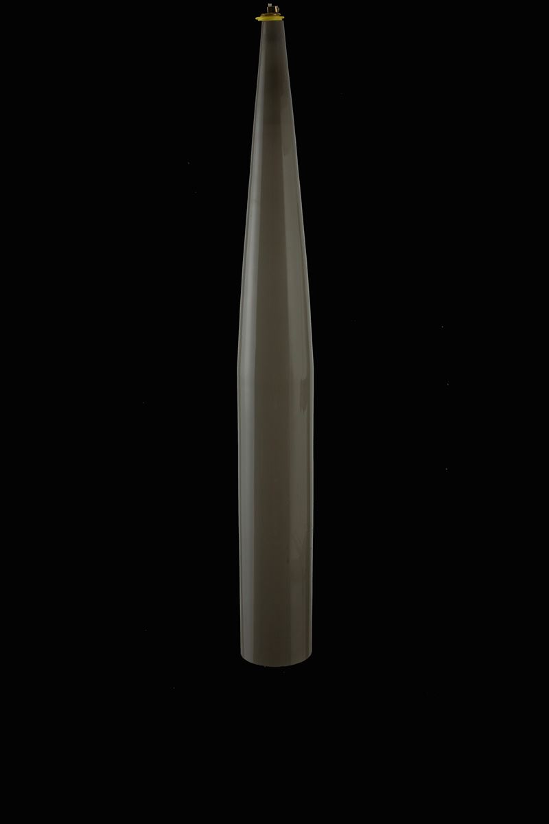 Alessandro Pianon - Lampada a sospensione in vetro grigio per VISTOSI