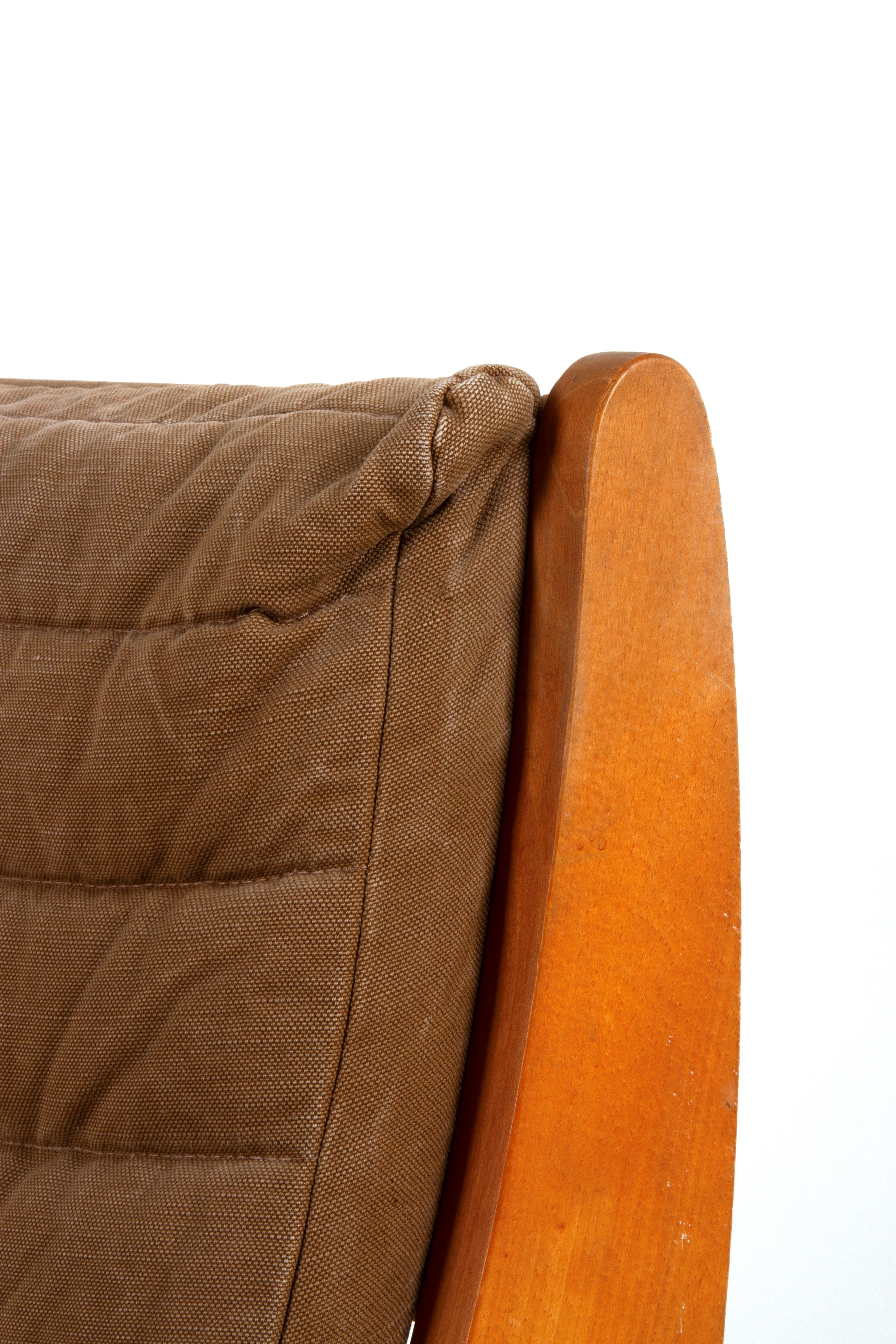 Verner Panton - Dondolo Modello Relaxer 2 in legno con imbottitura Missoni