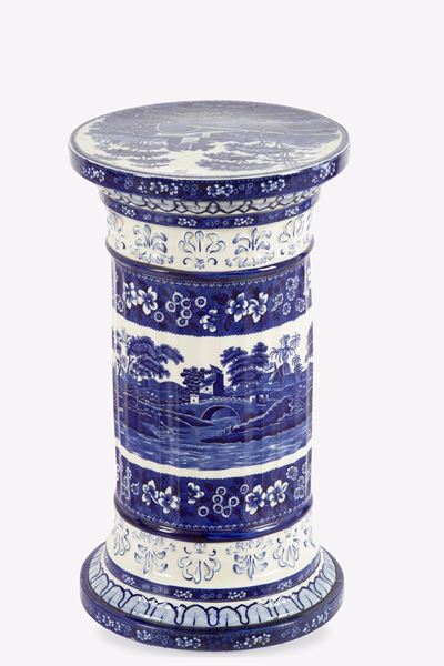 Colonna in ceramica dipinta, Copeland Spode's Tower, XX secolo