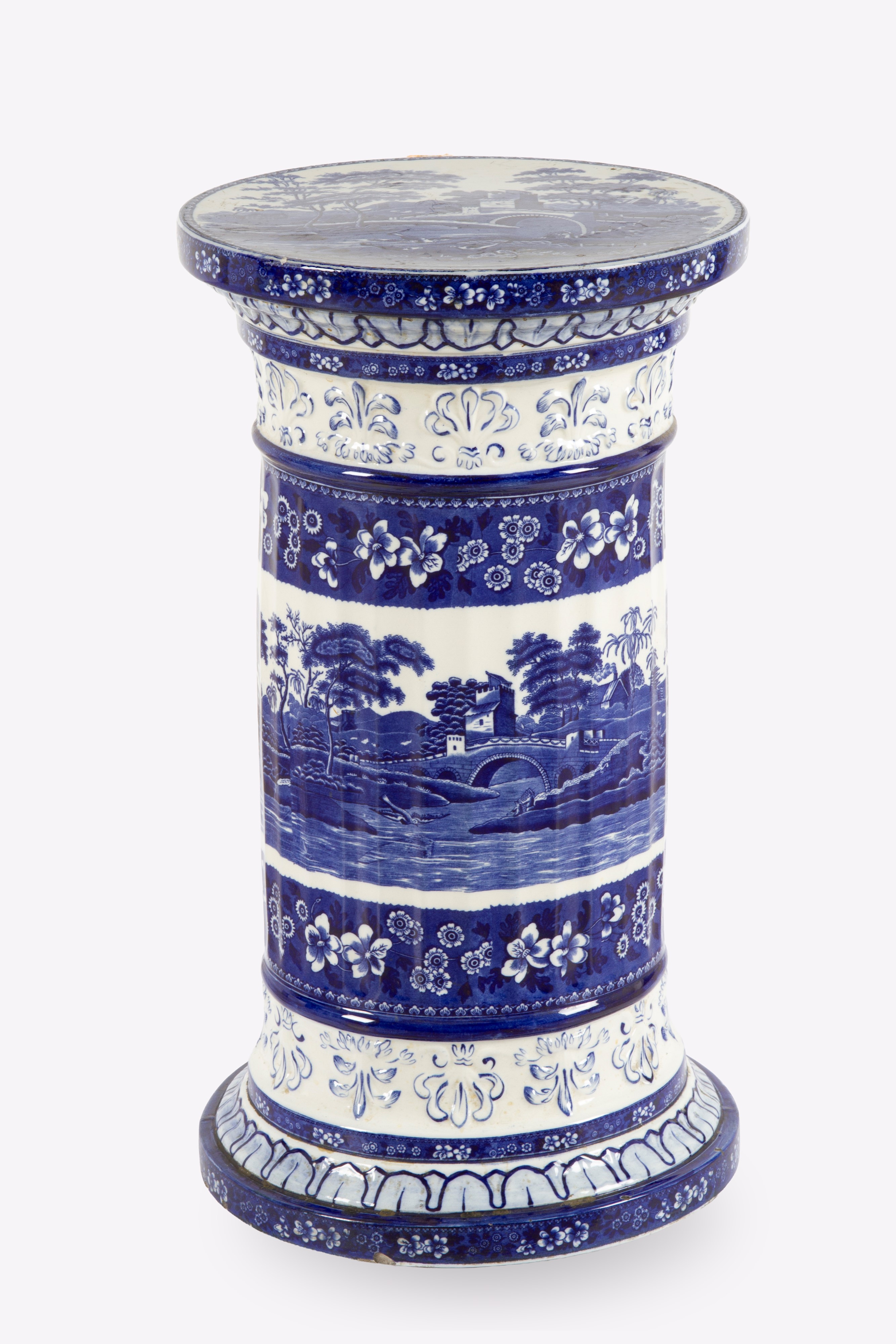 Colonna in ceramica dipinta, Copeland Spode's Tower, XX secolo