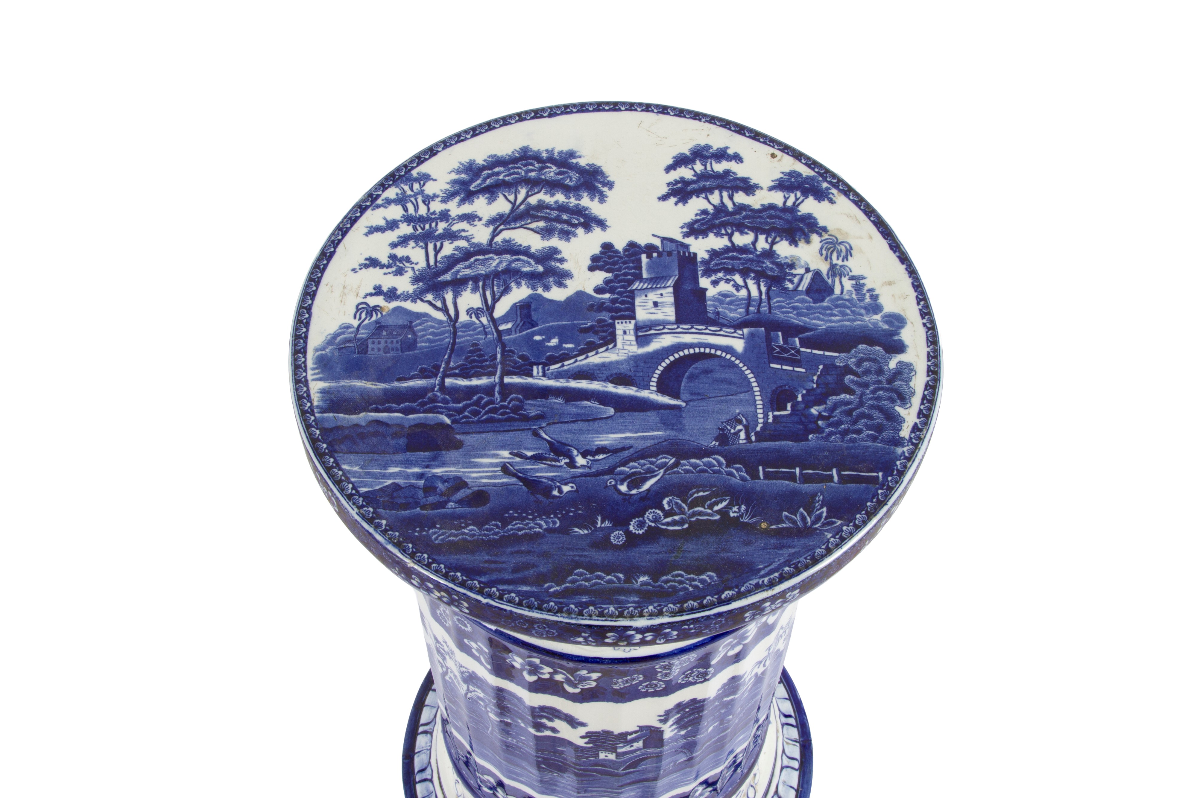 Colonna in ceramica dipinta, Copeland Spode's Tower, XX secolo
