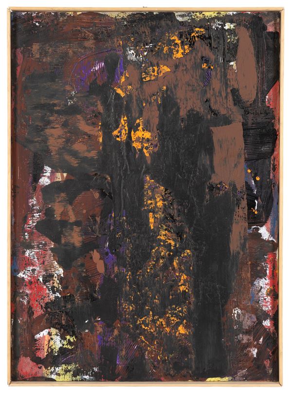 ANGELO RINALDI - Mixed media "IMPRESSIONS IN BLACK"