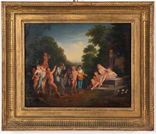 GERARD HOET - Painting "BACCHANALE"