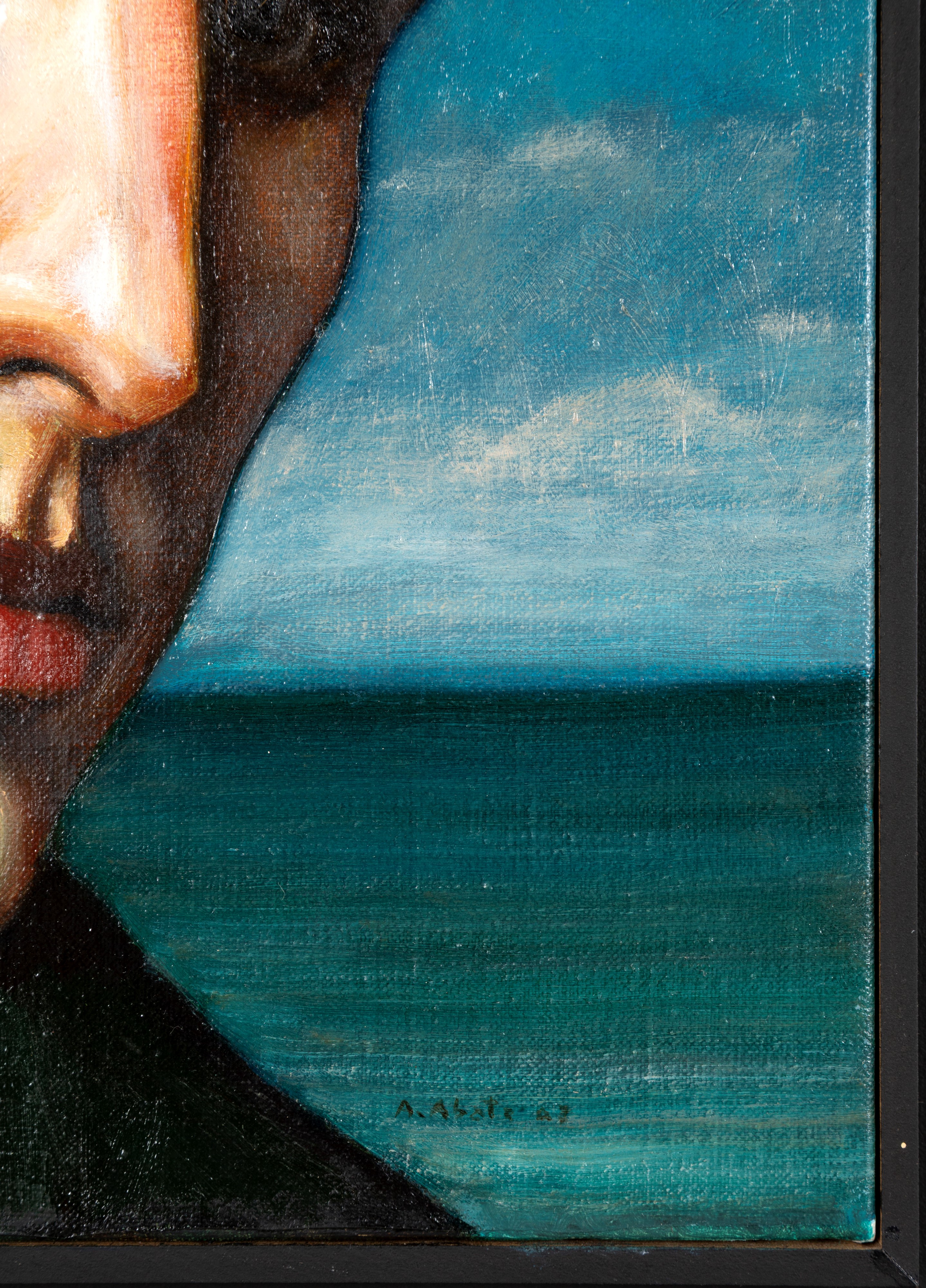 Alberto Abate - Teseo, olio su tela