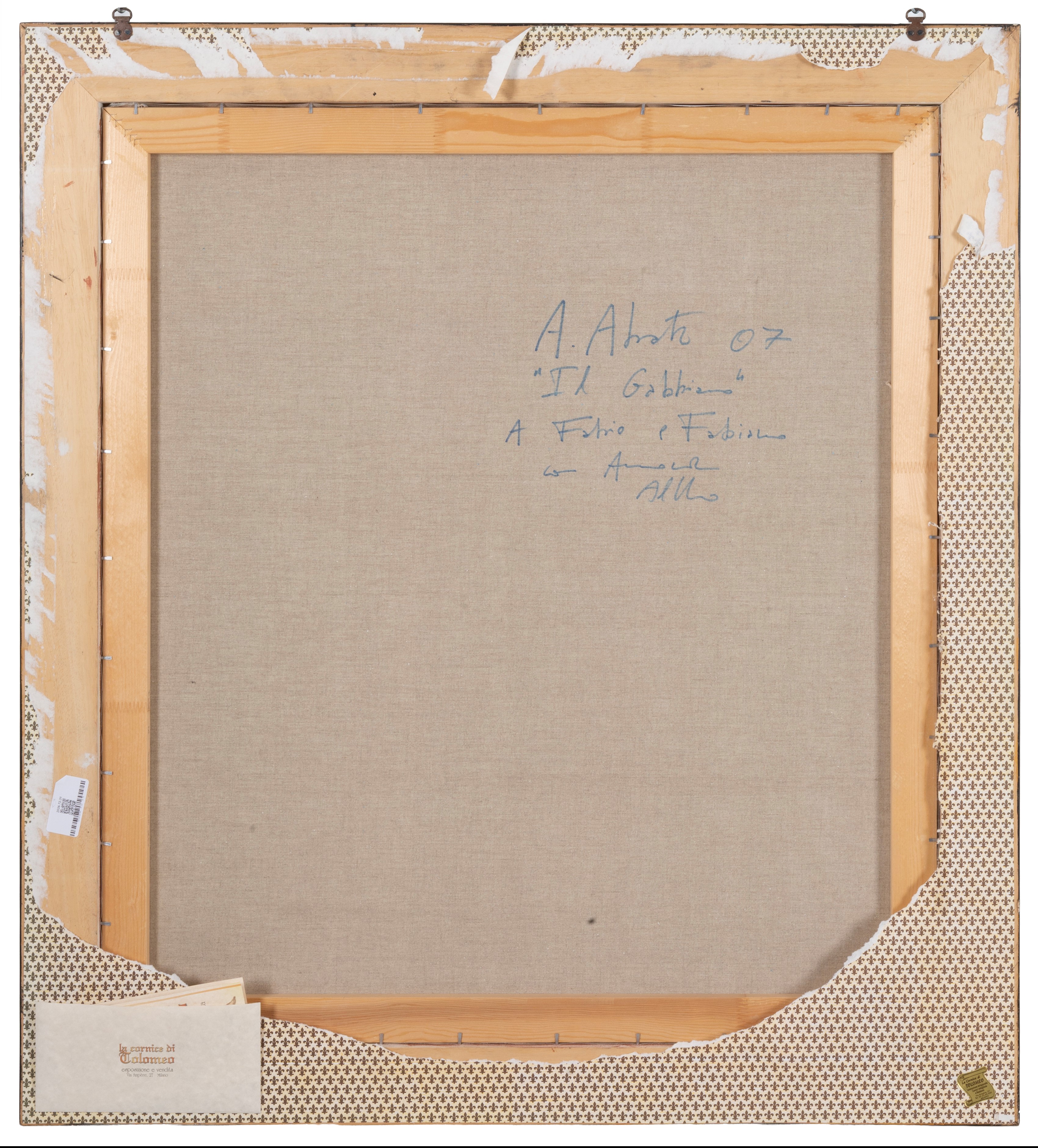 Alberto Abate - Il gabbiano, olio su tela