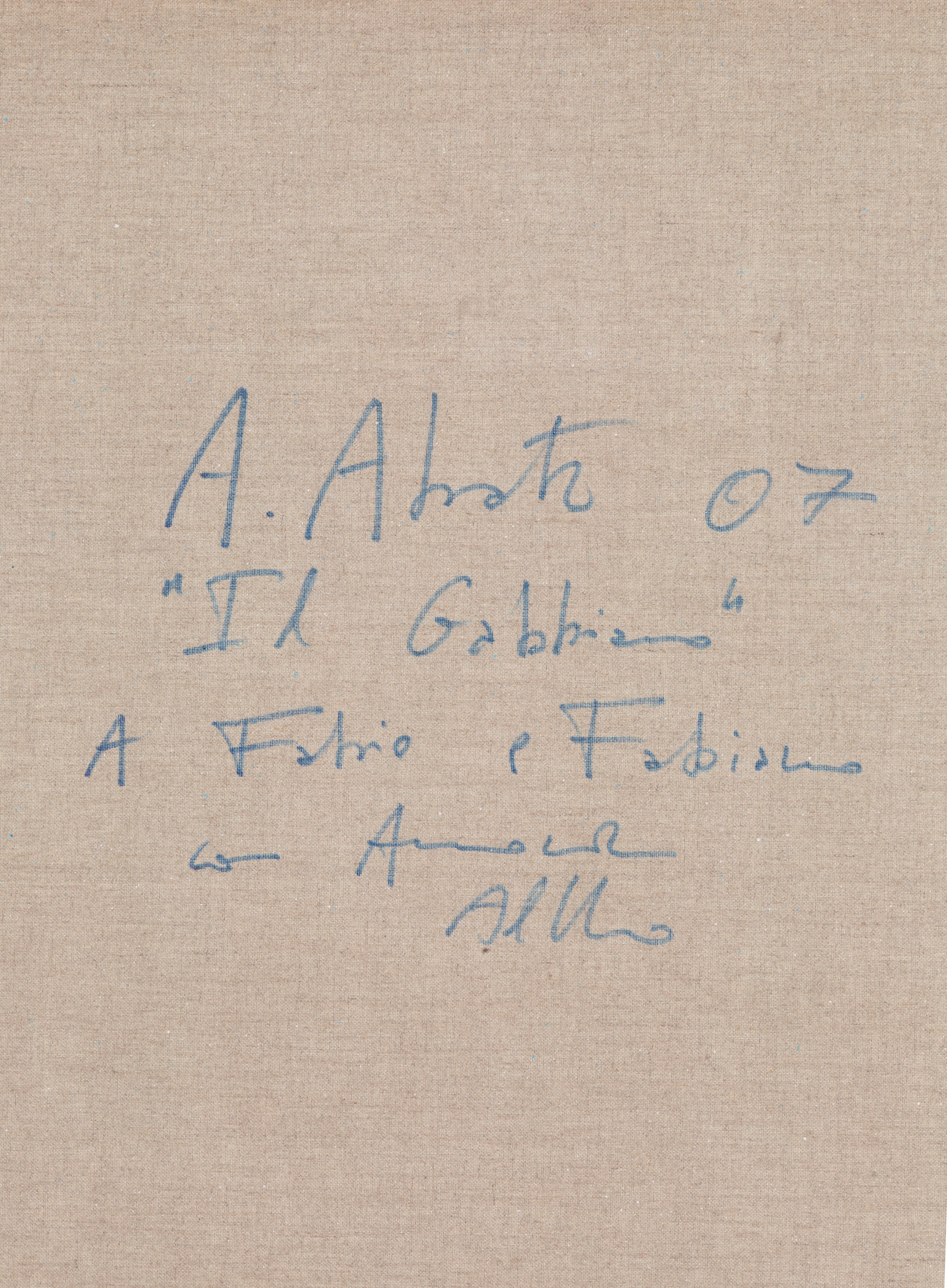 Alberto Abate - Il gabbiano, olio su tela