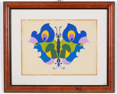 Serigrafia 'FARFALLA' su carta