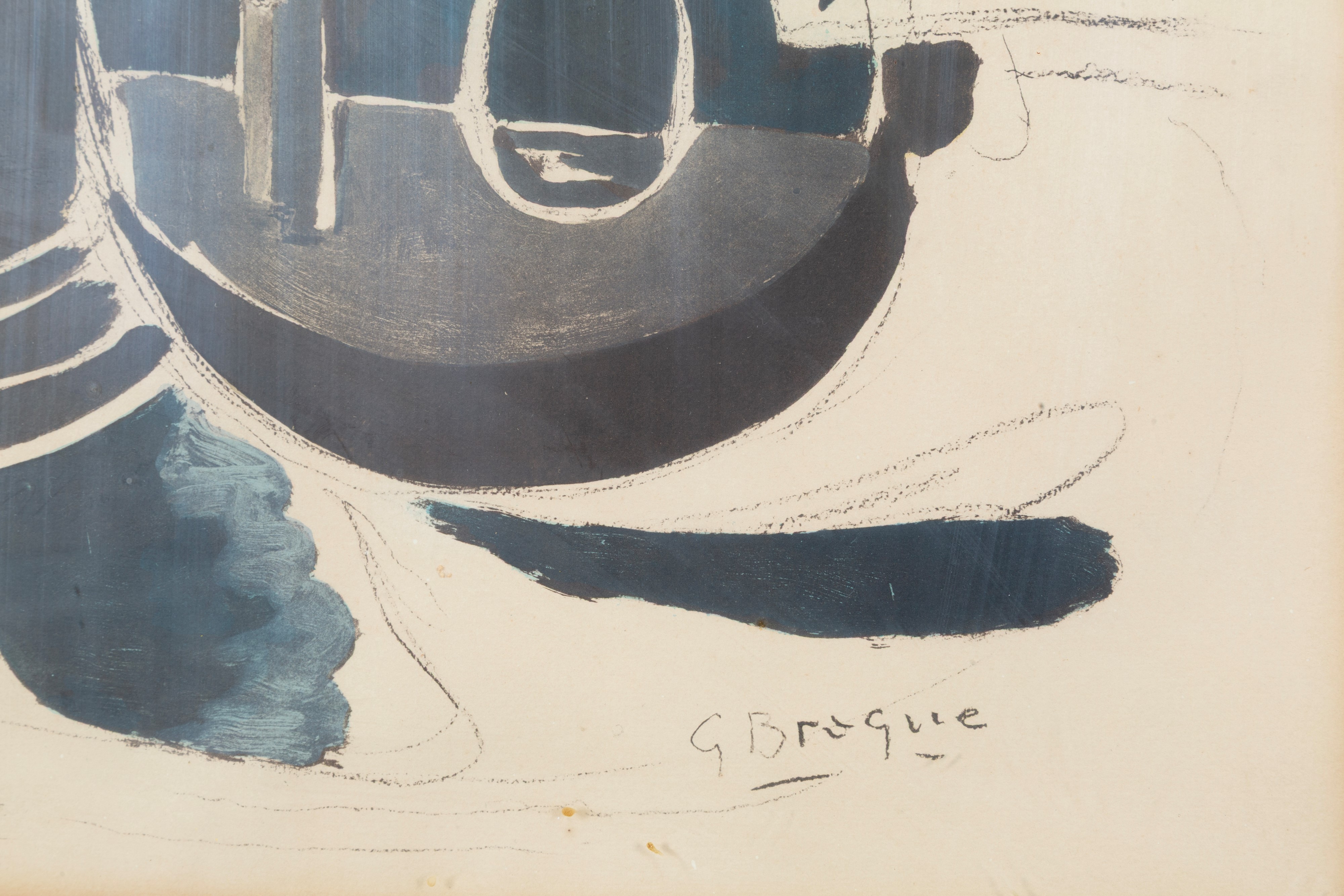 Georges Braque - Natura morta con mandolino