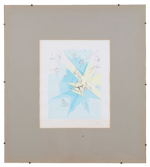 SALVADOR DALI' - Lithograph "THE GRAND INQUISITOR EXPELS THE SAVIOR"