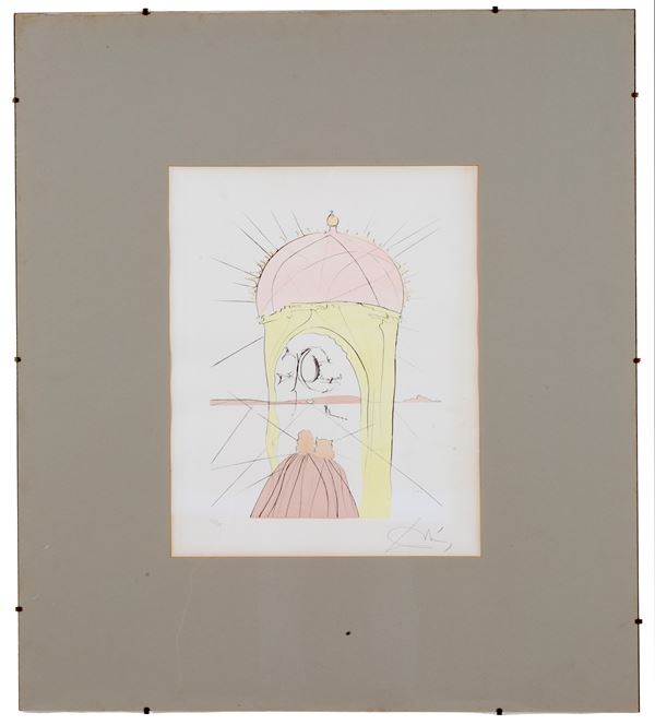 SALVADOR DALI' - Lithograph "THE MUSEUM OF GENIUS AND WHIMS"