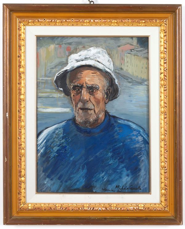 MICHELE CASCELLA - Painting "THE TYRRHENIAN SAILOR"