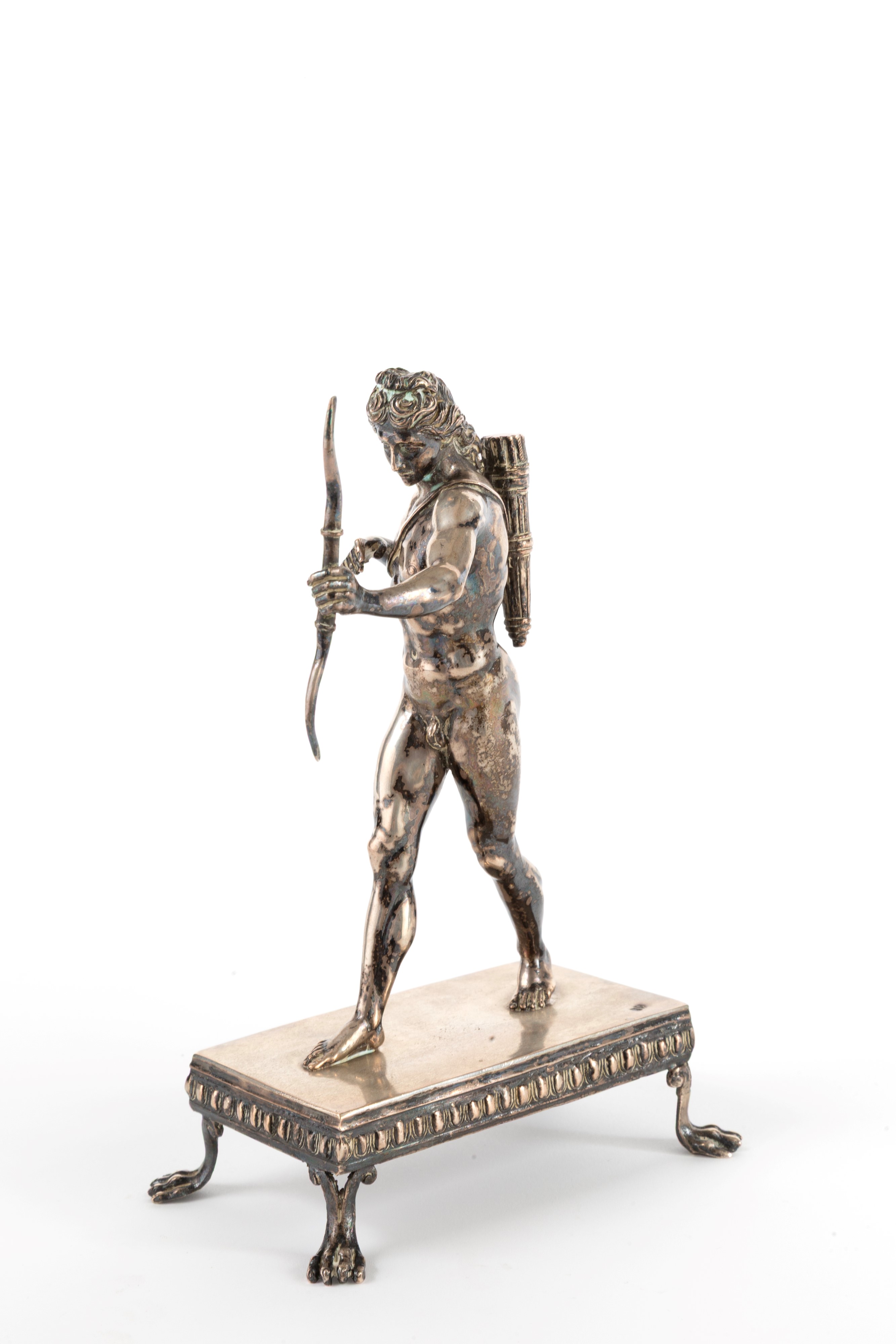 Scultura in argento "ARCIERE"