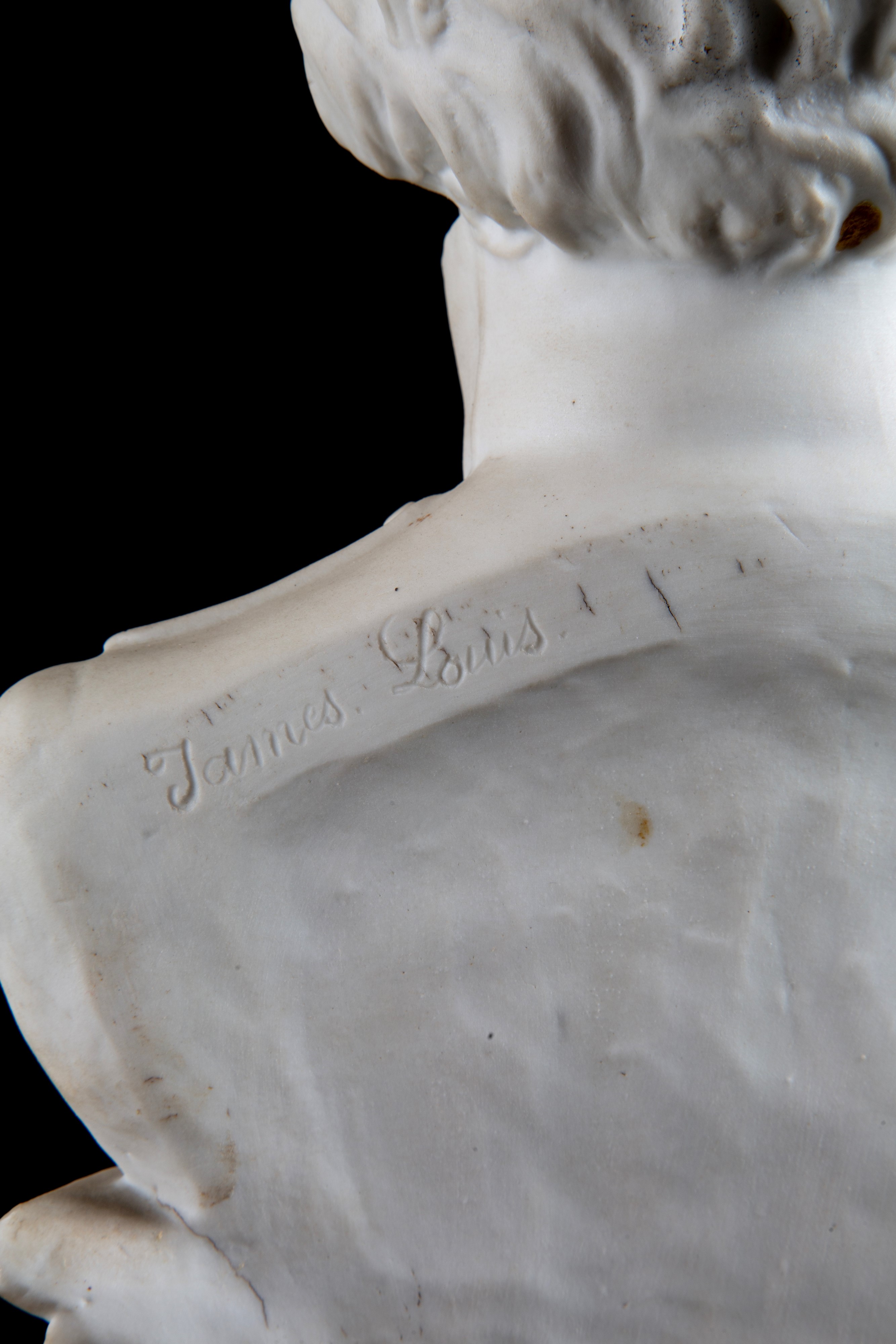 James Louis - Busto del Duca di Reichstadt in biscuit