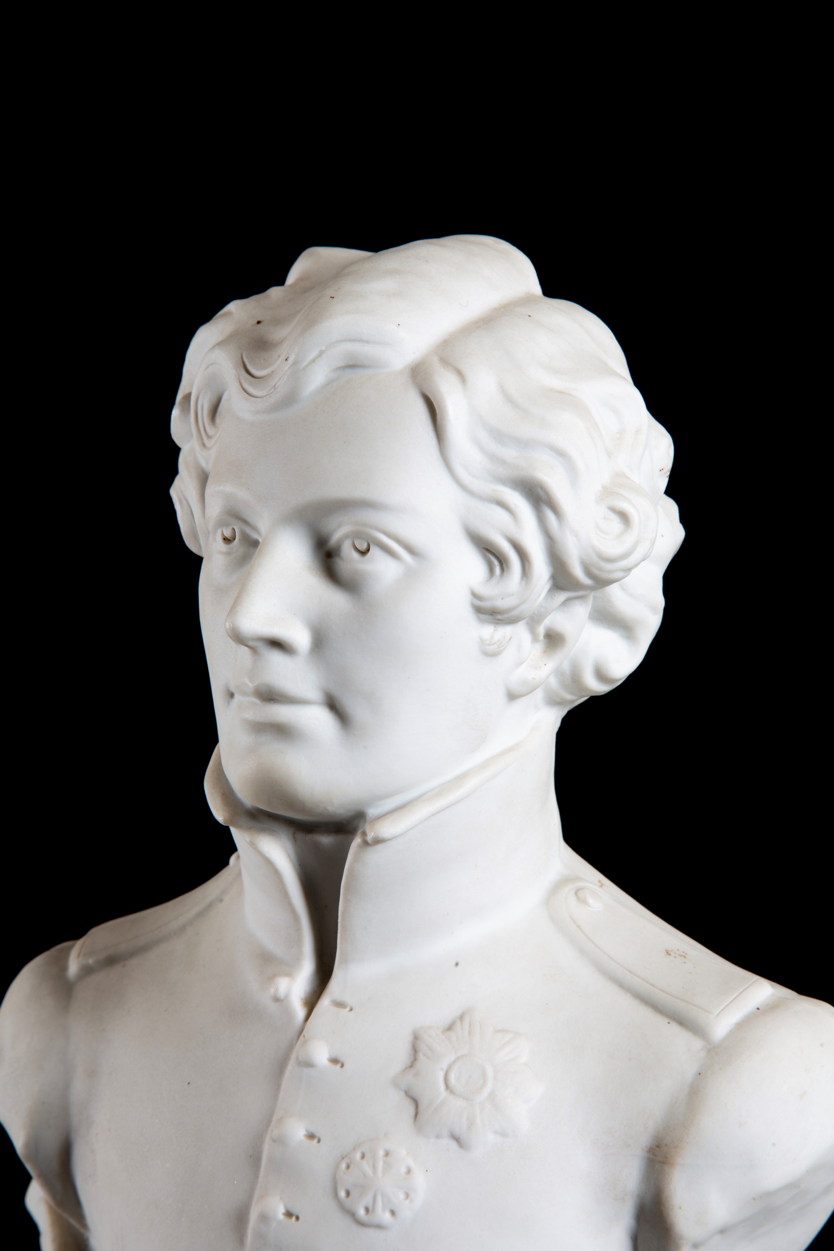 James Louis - Busto del Duca di Reichstadt in biscuit