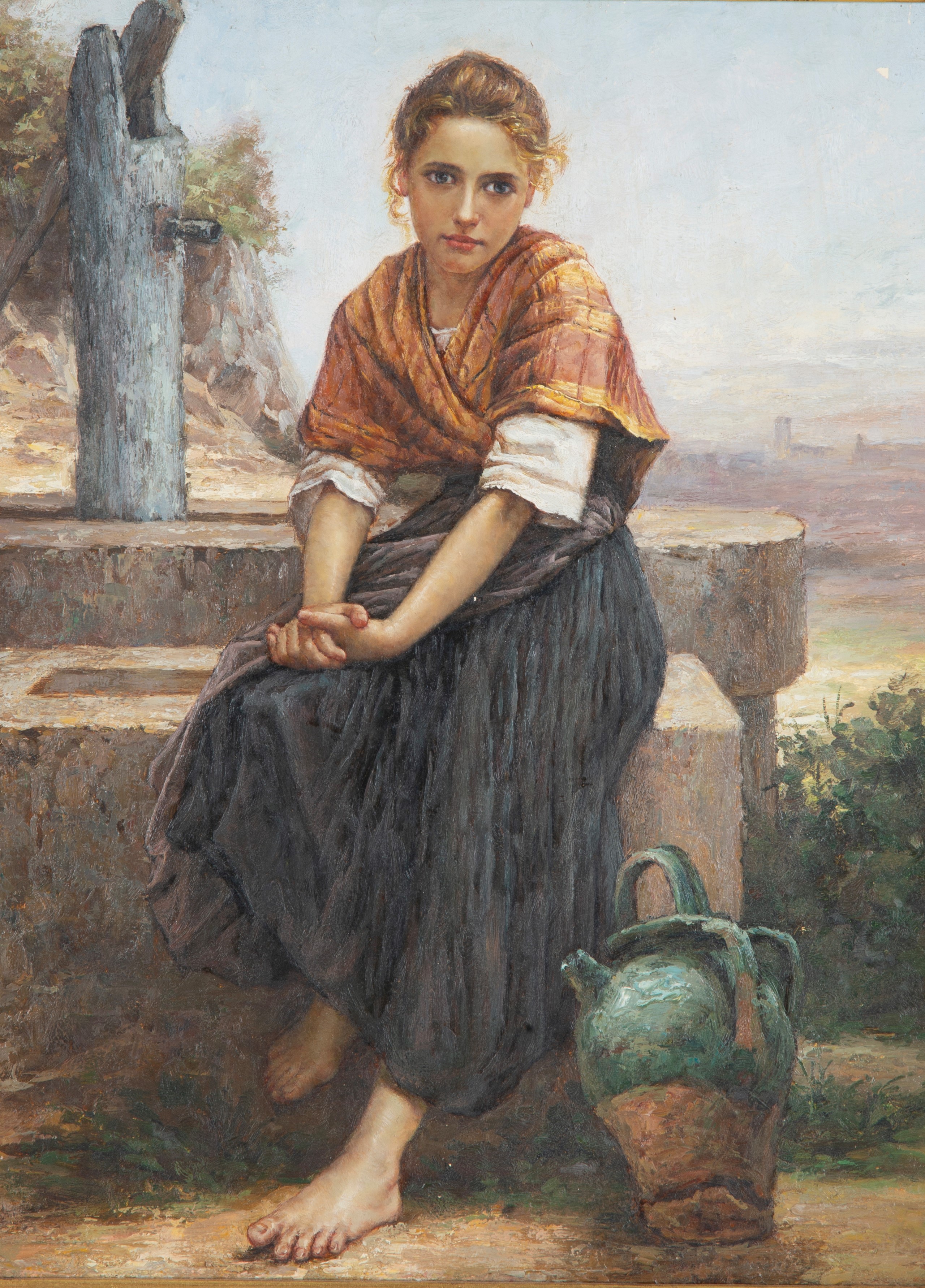 Autore Ignoto, Acquaiola, olio su tavola