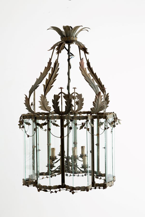 Lampadario a lanterna