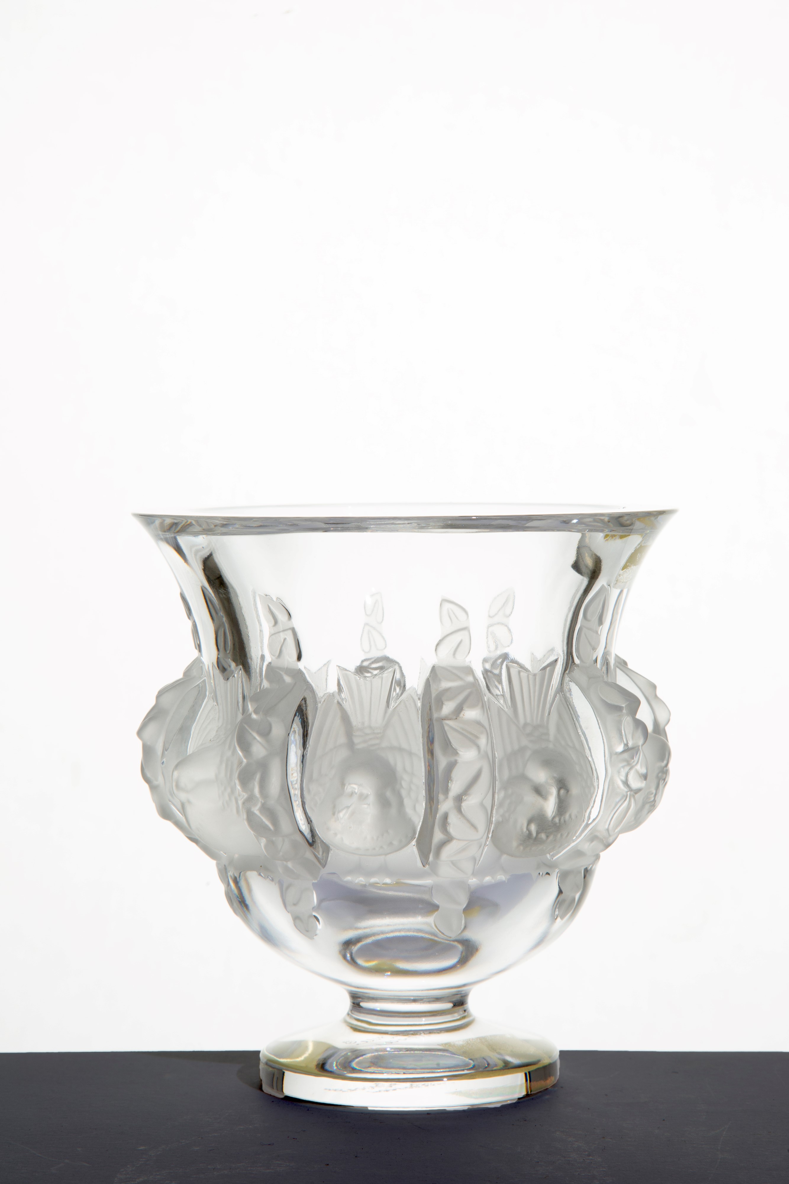 LALIQUE, Vaso Dampierre in cristallo