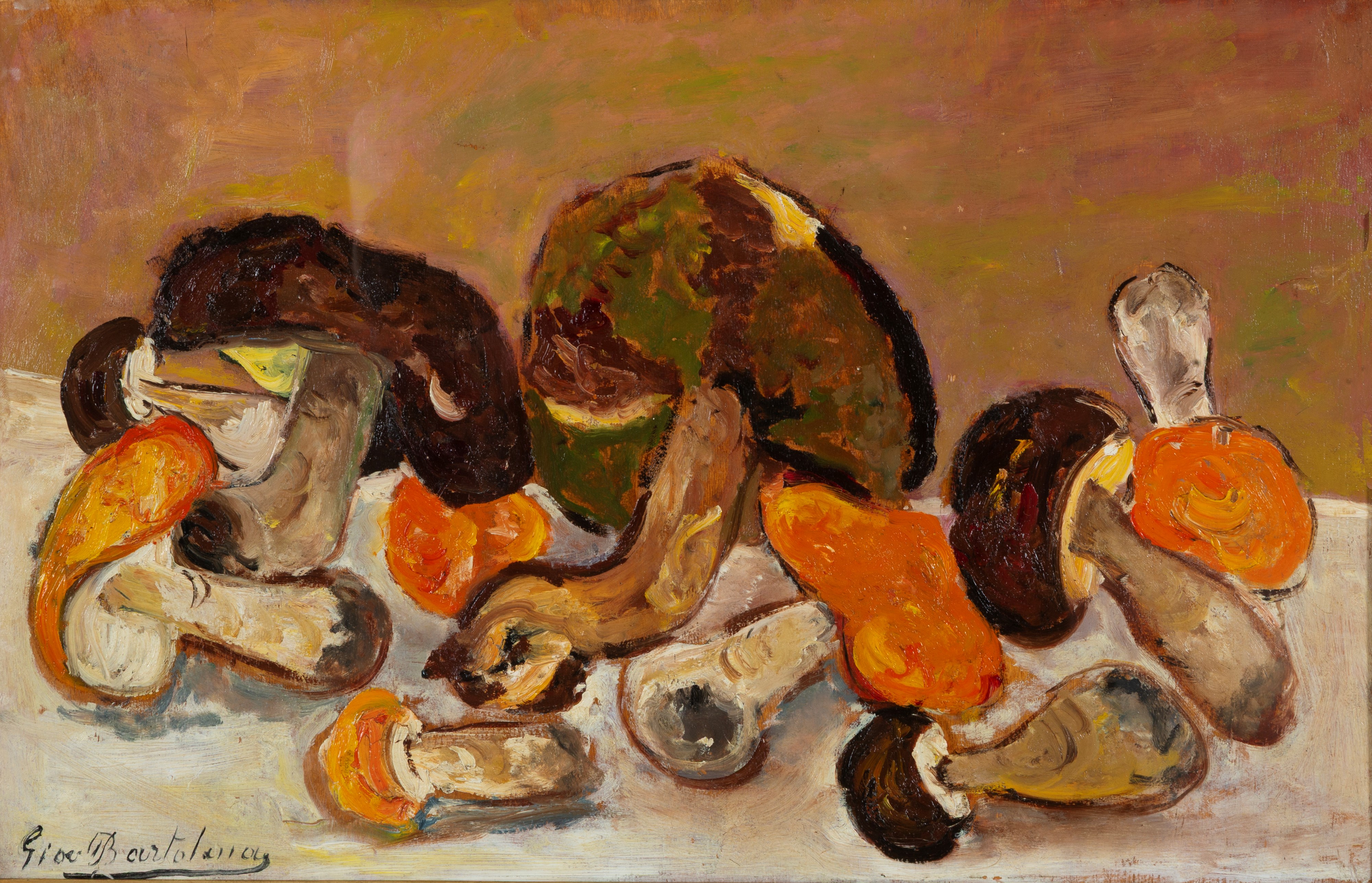 Giovanni Bartolena - Natura Morta, olio su tavoletta