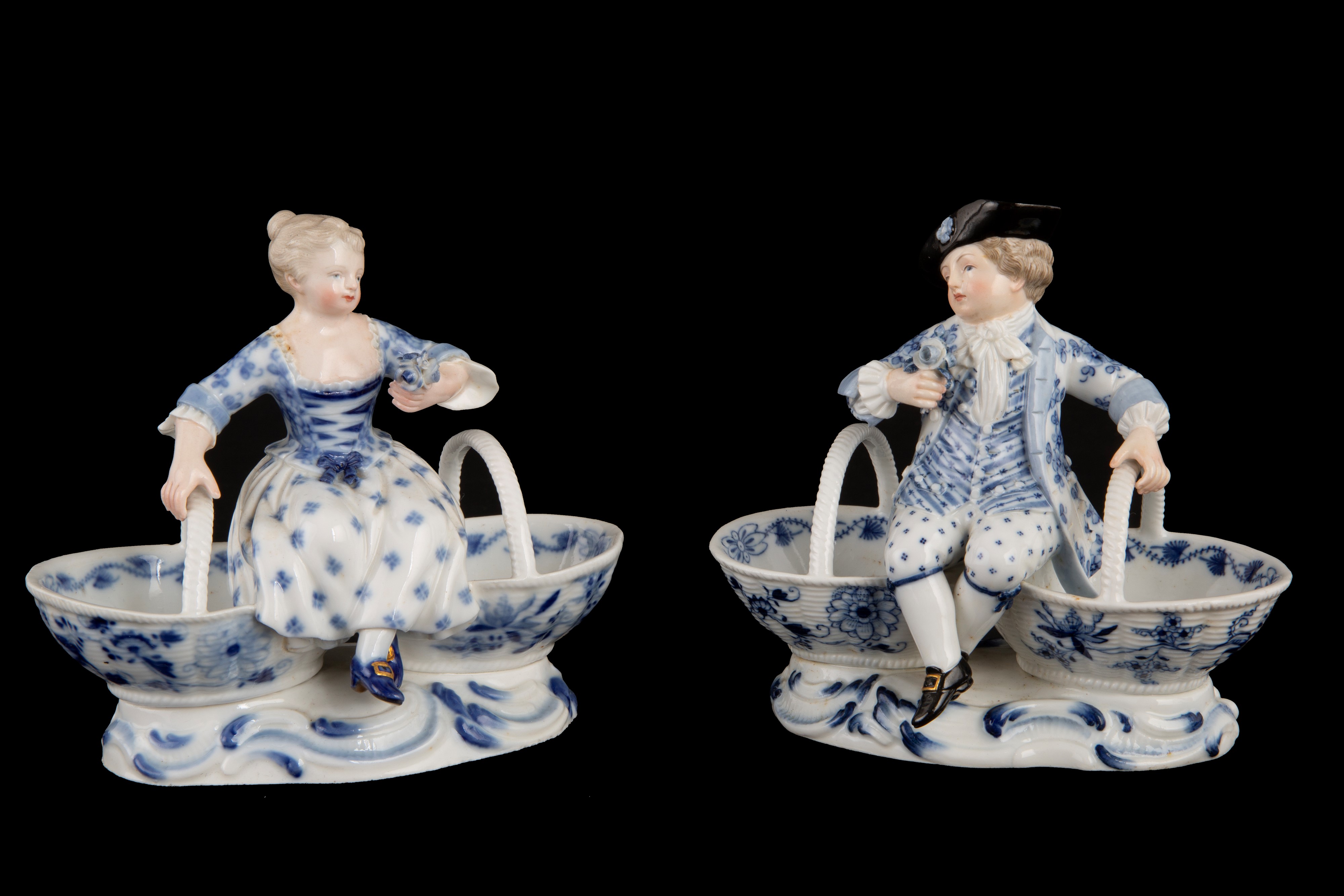 Servizio mod. Cipolla blu in porcellana. MEISSEN