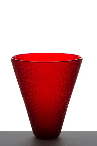 Vaso Battuto in vetro di Murano