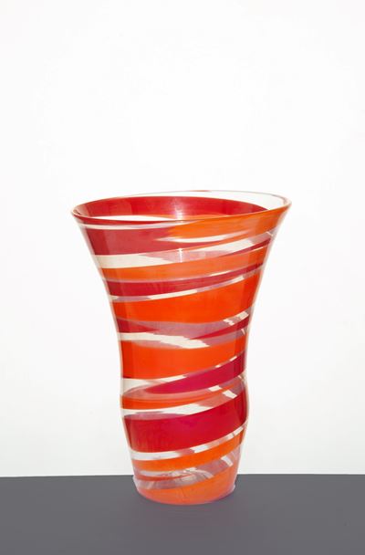 Vaso Pennellate in vetro di Murano