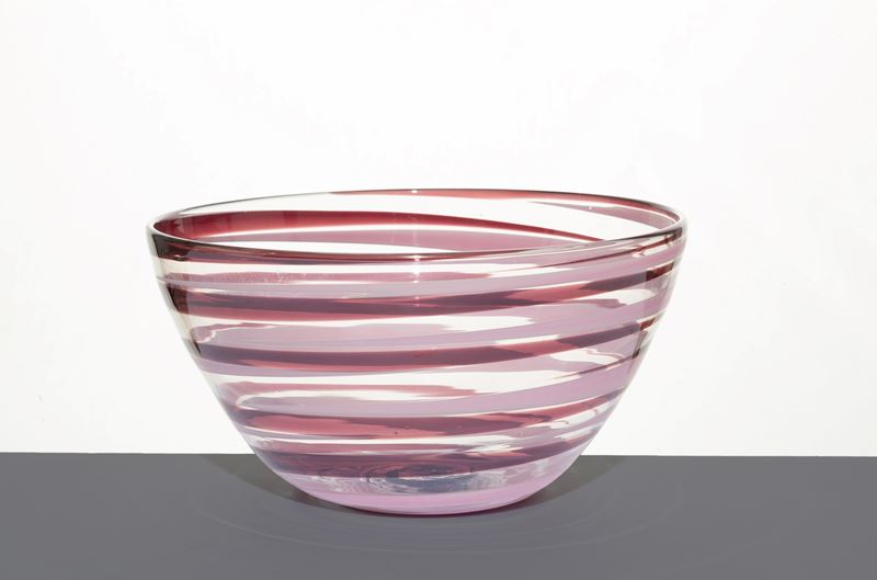 Carlo Scarpa - Ciotola Pennellate in vetro di Murano, 1942