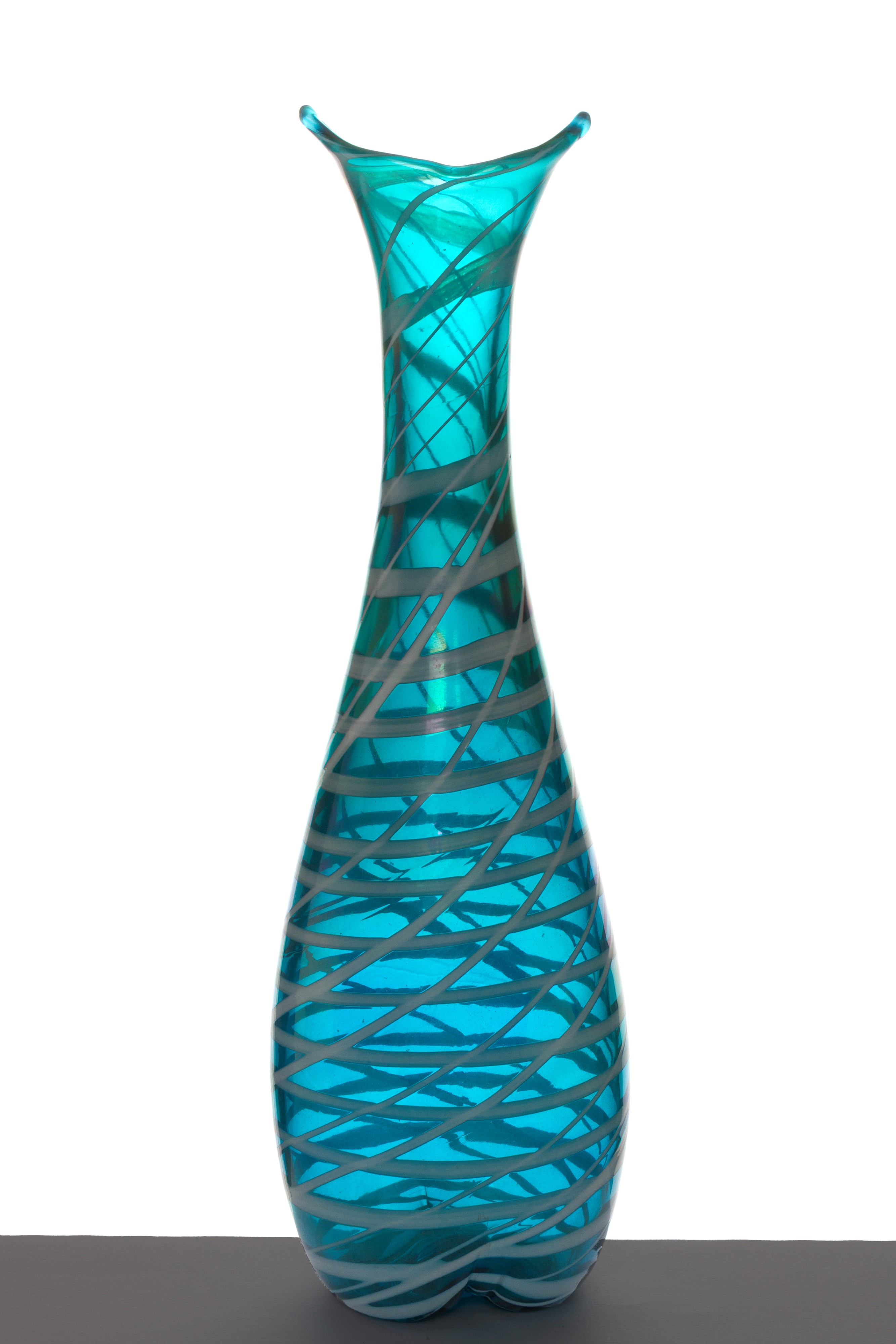 Fulvio Bianconi - Vaso Decoro a Rete in vetro di Murano