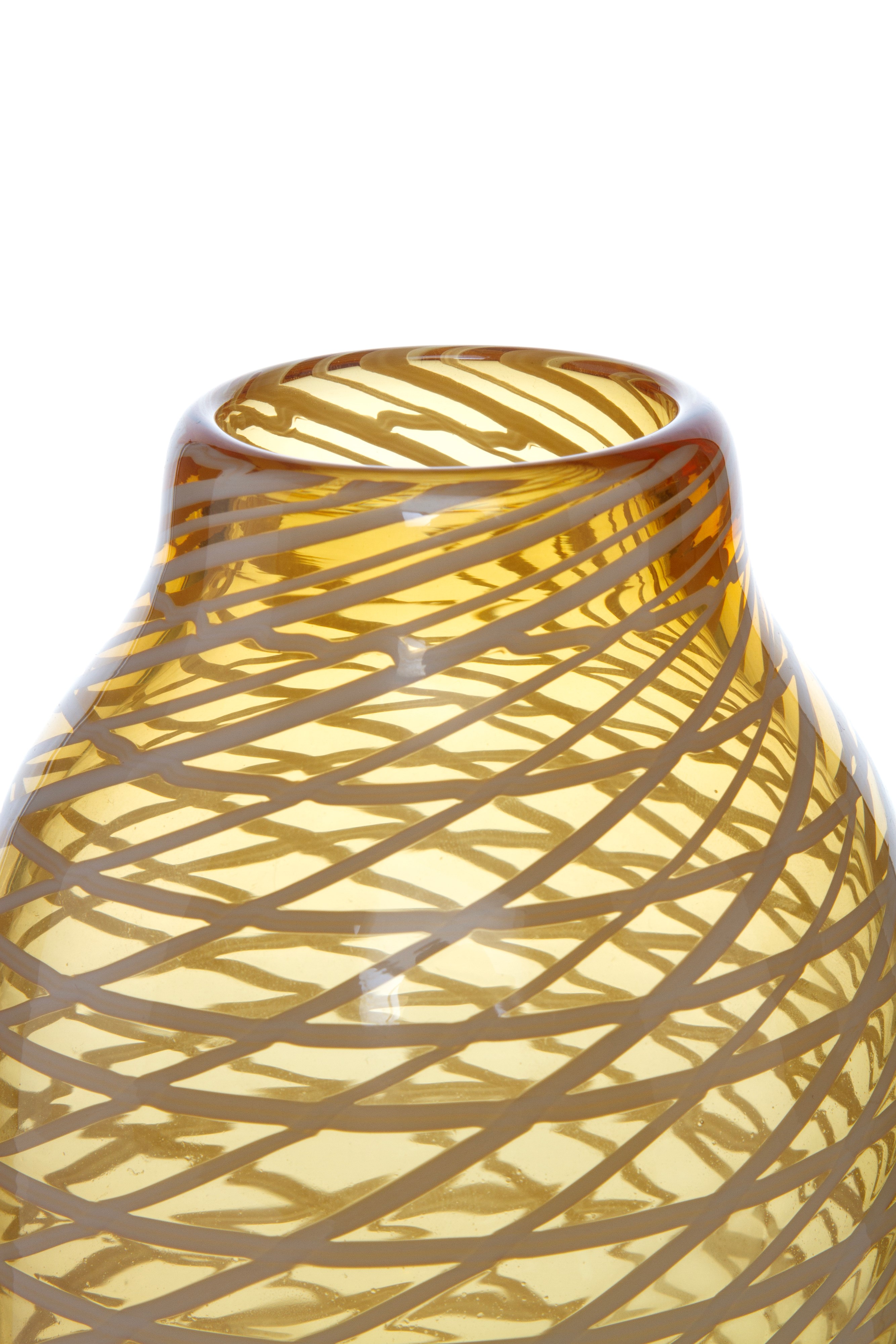 Fulvio Bianconi - Vaso Decoro a Rete in vetro di Murano