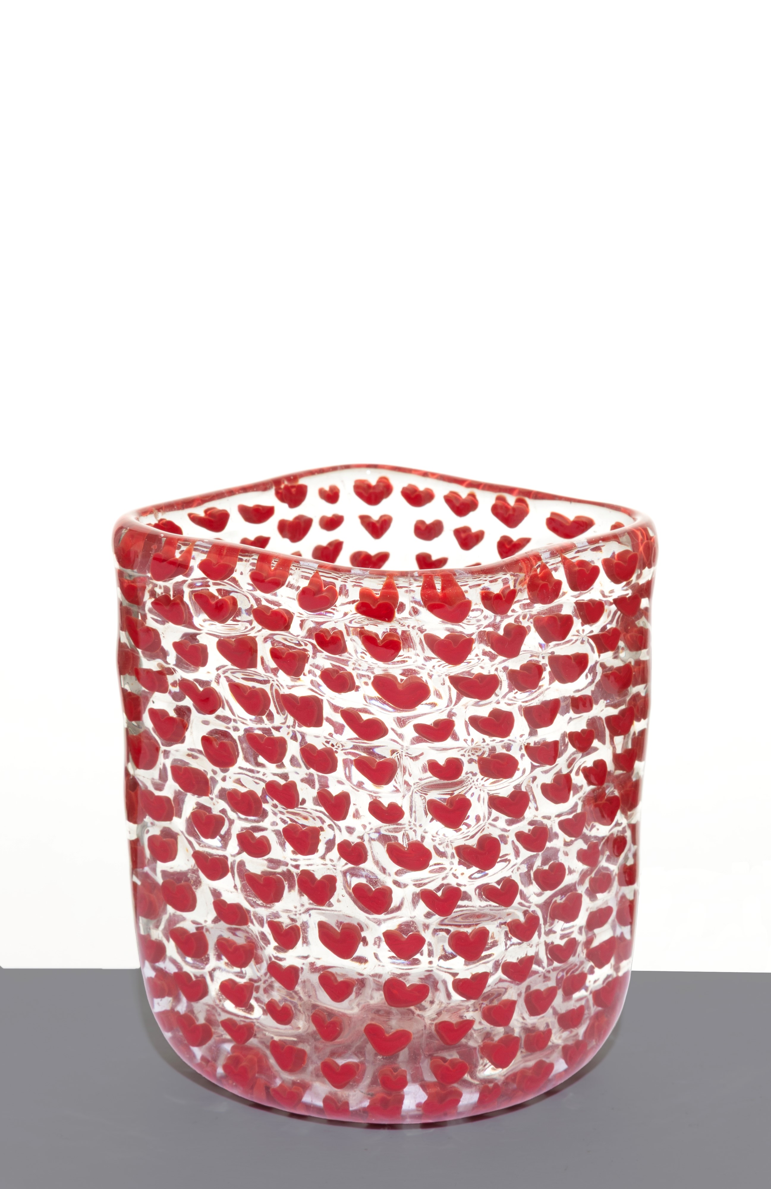 Carlo Scarpa, Paolo Venini - Vaso serie Murrine Romane, vetro di Murano, 1936-1938