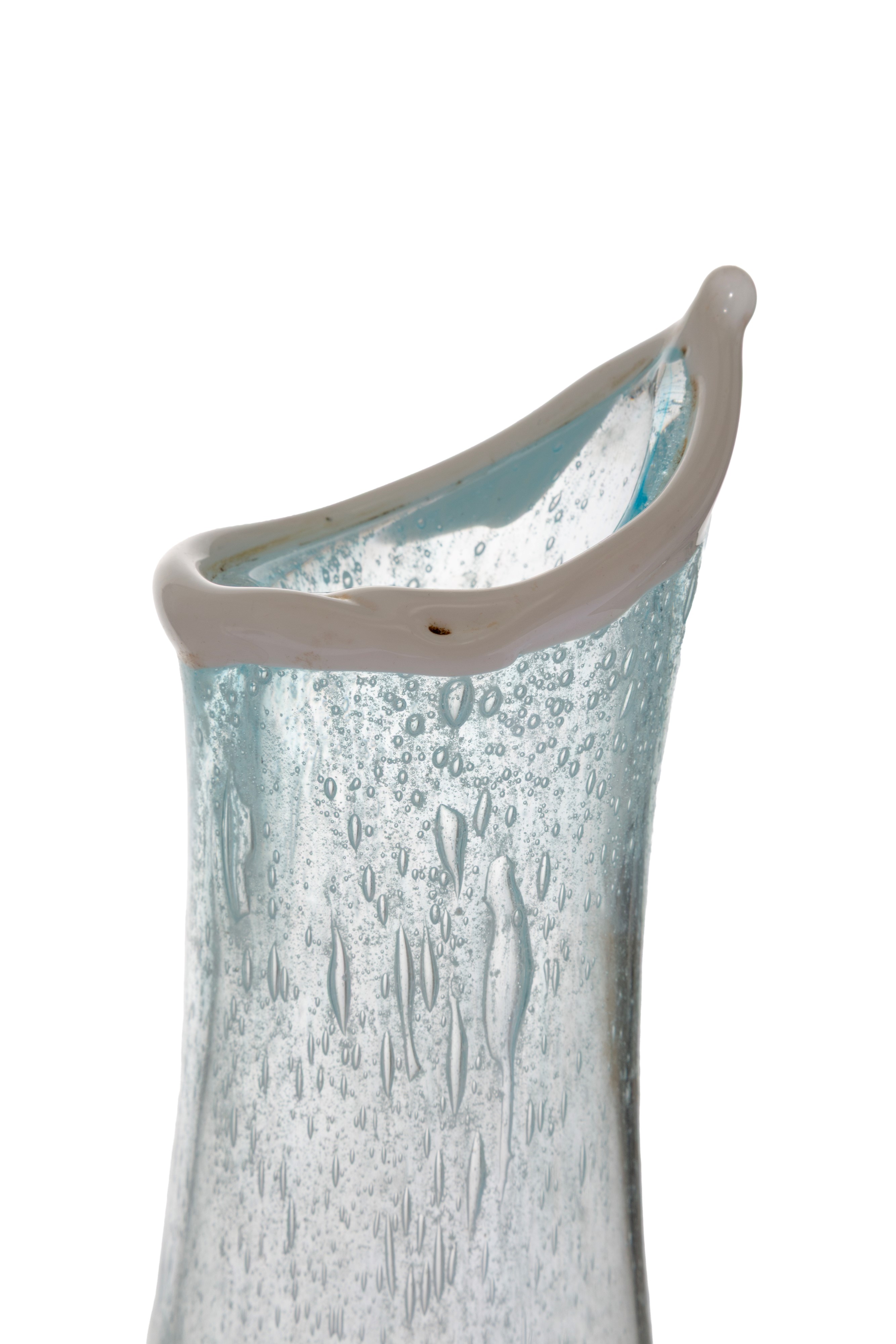 Raro vaso a bollicine e murrine per A.V.E.M.