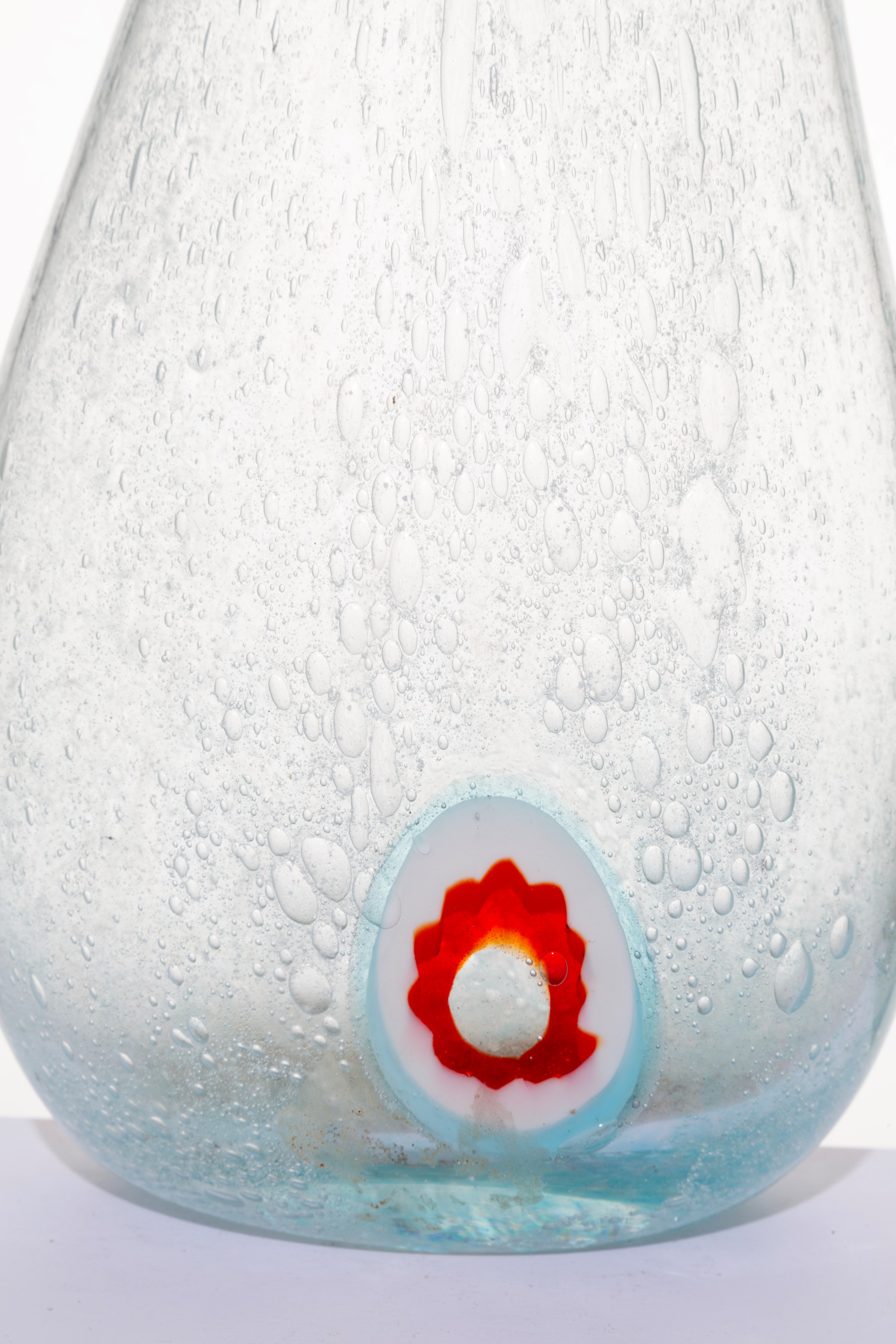 Raro vaso a bollicine e murrine per A.V.E.M.