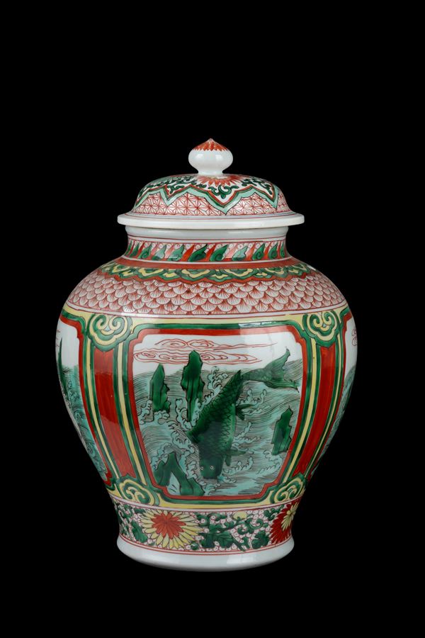 Potiche in porcellana