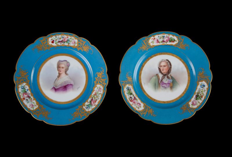 Due piatti Sevres