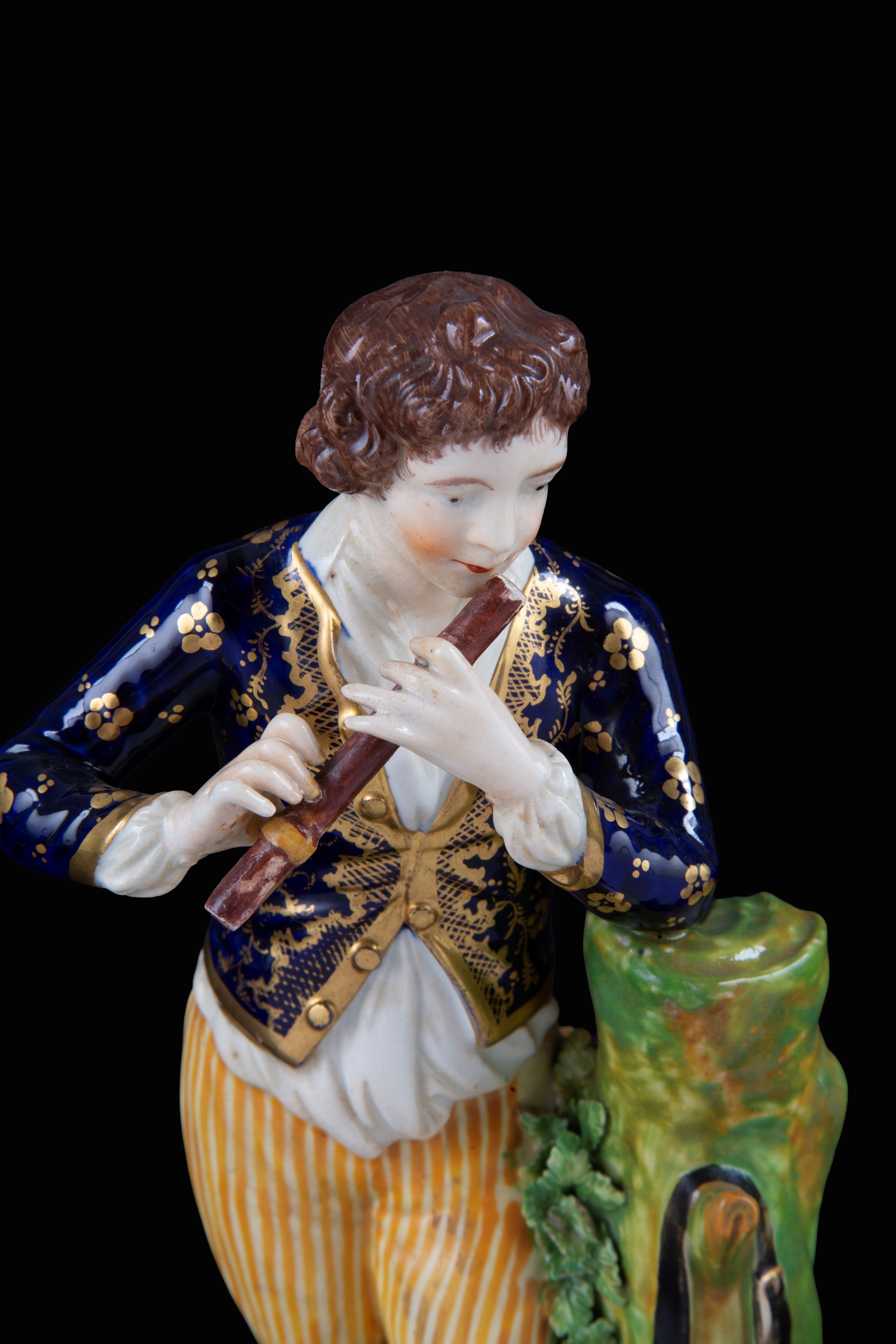 Coppia di statuine "PASTORI E CONTADINELLA"