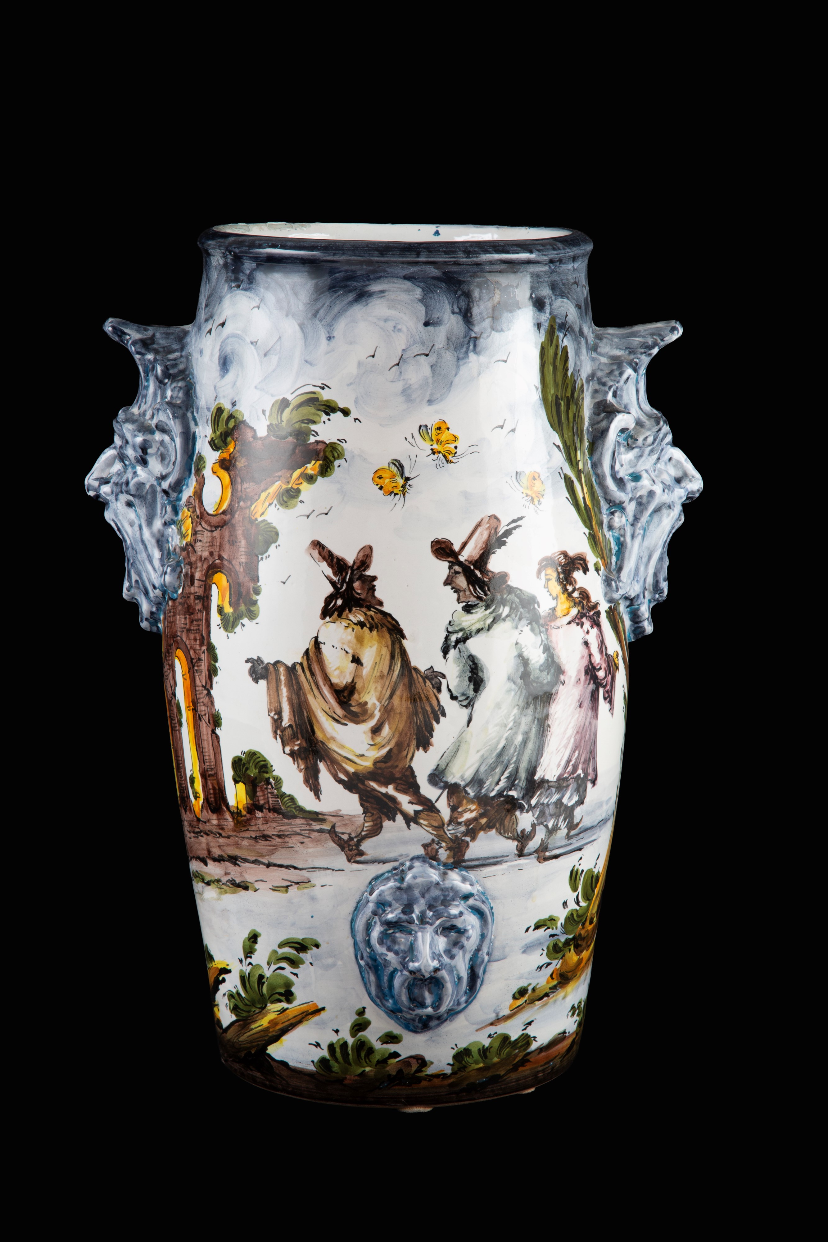 Vaso in maiolica