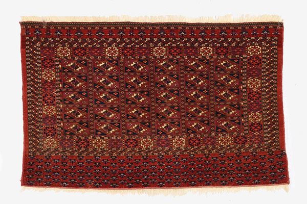 Chuval Tekke rug. West Turkestan