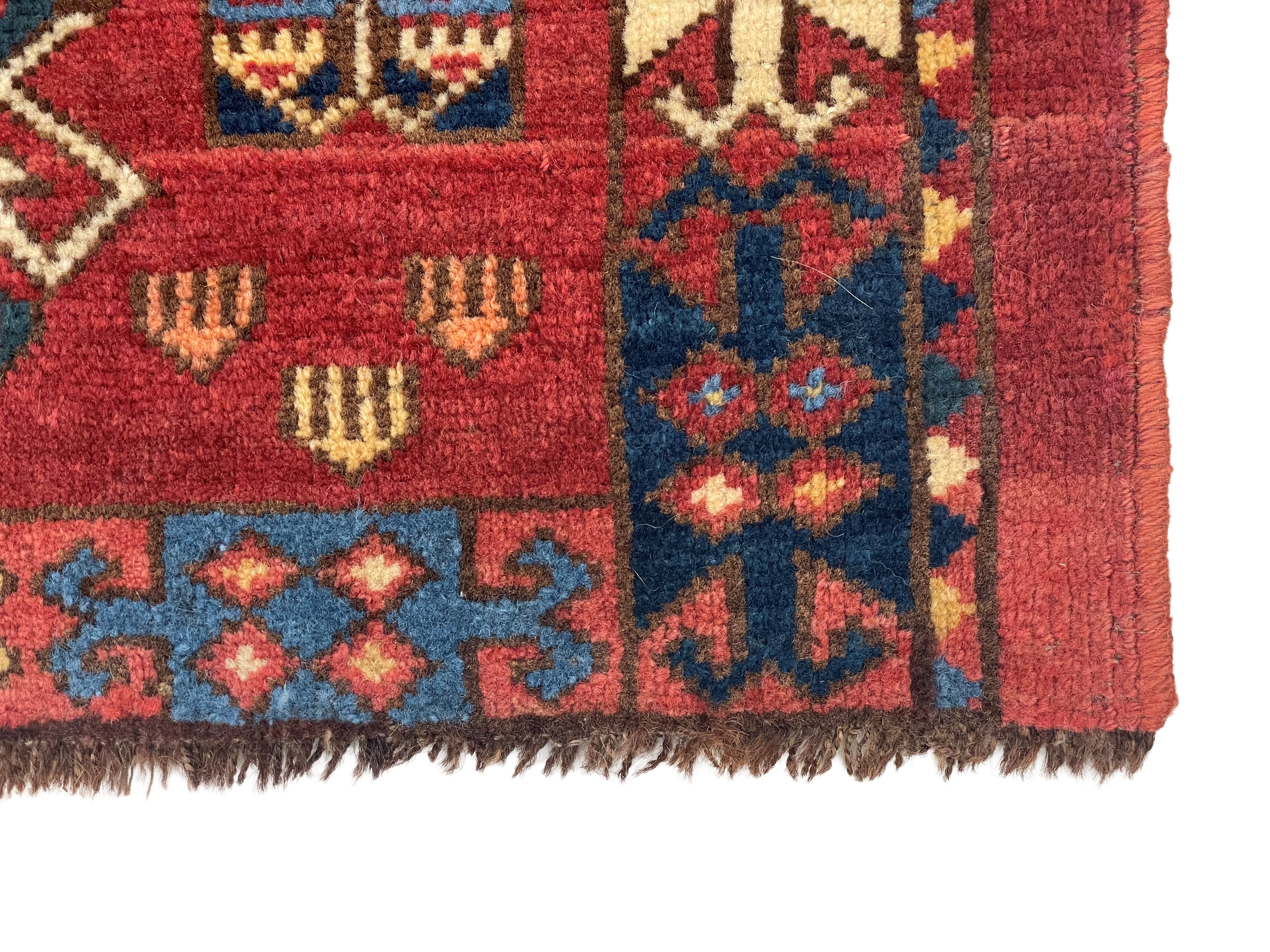 Tappeto Beshir Ersari, Turkestan occidentale, fine XIX secolo, 47x122 cm