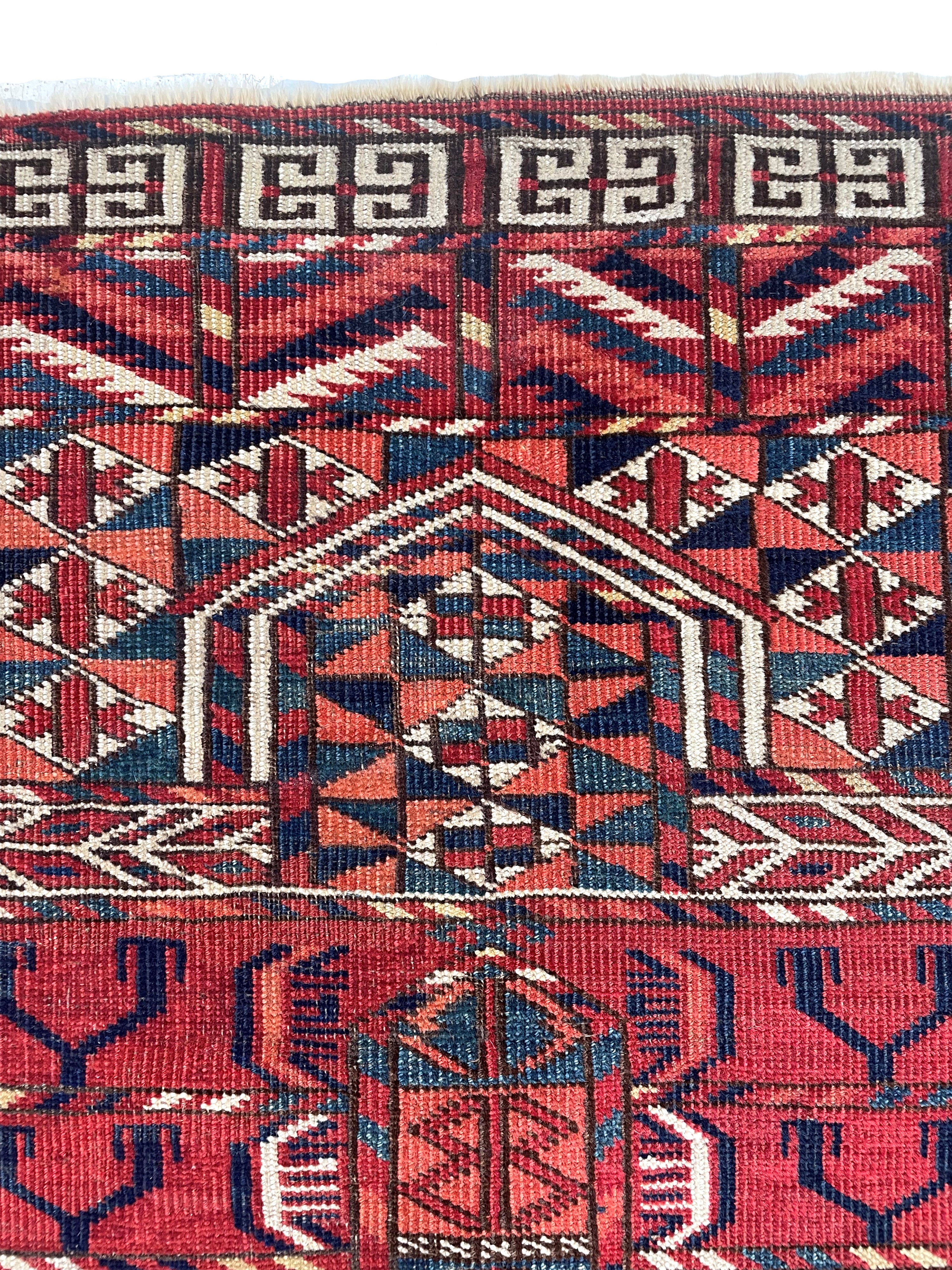 Tappeto Tekkè Ensi, Turkestan occidentale, Metà XIX secolo, 159x128 cm