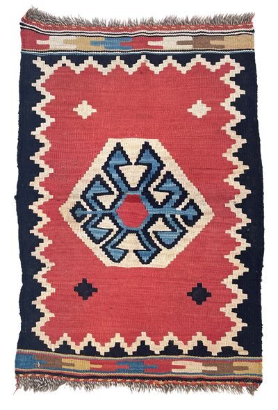Kilim Lori, Persia, tessuto annodato a mano, inizio XX secolo
