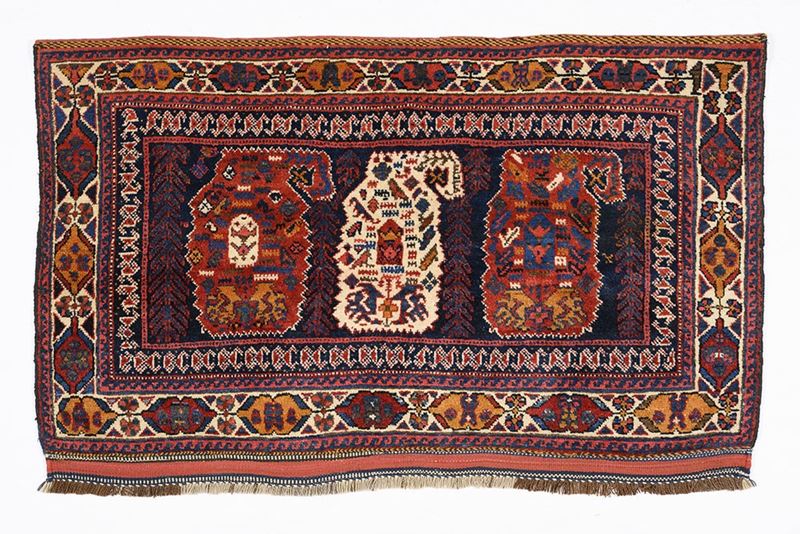 Bag face Afshar, Persia, circa 1900, 73x121 cm