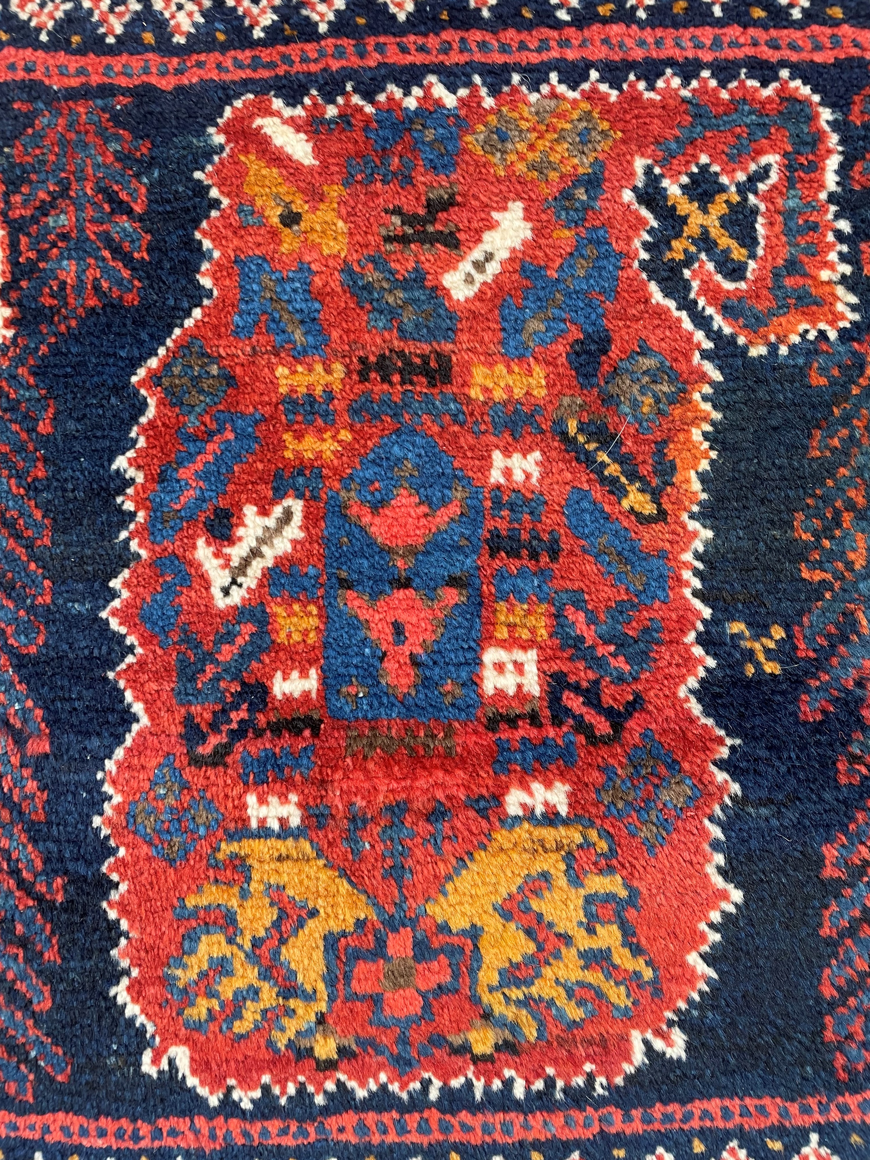 Bag face Afshar, Persia, circa 1900, 73x121 cm
