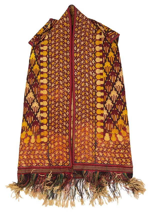 Chyrpy ceremonial dress. Tekke tribe, Western Turkmenistan