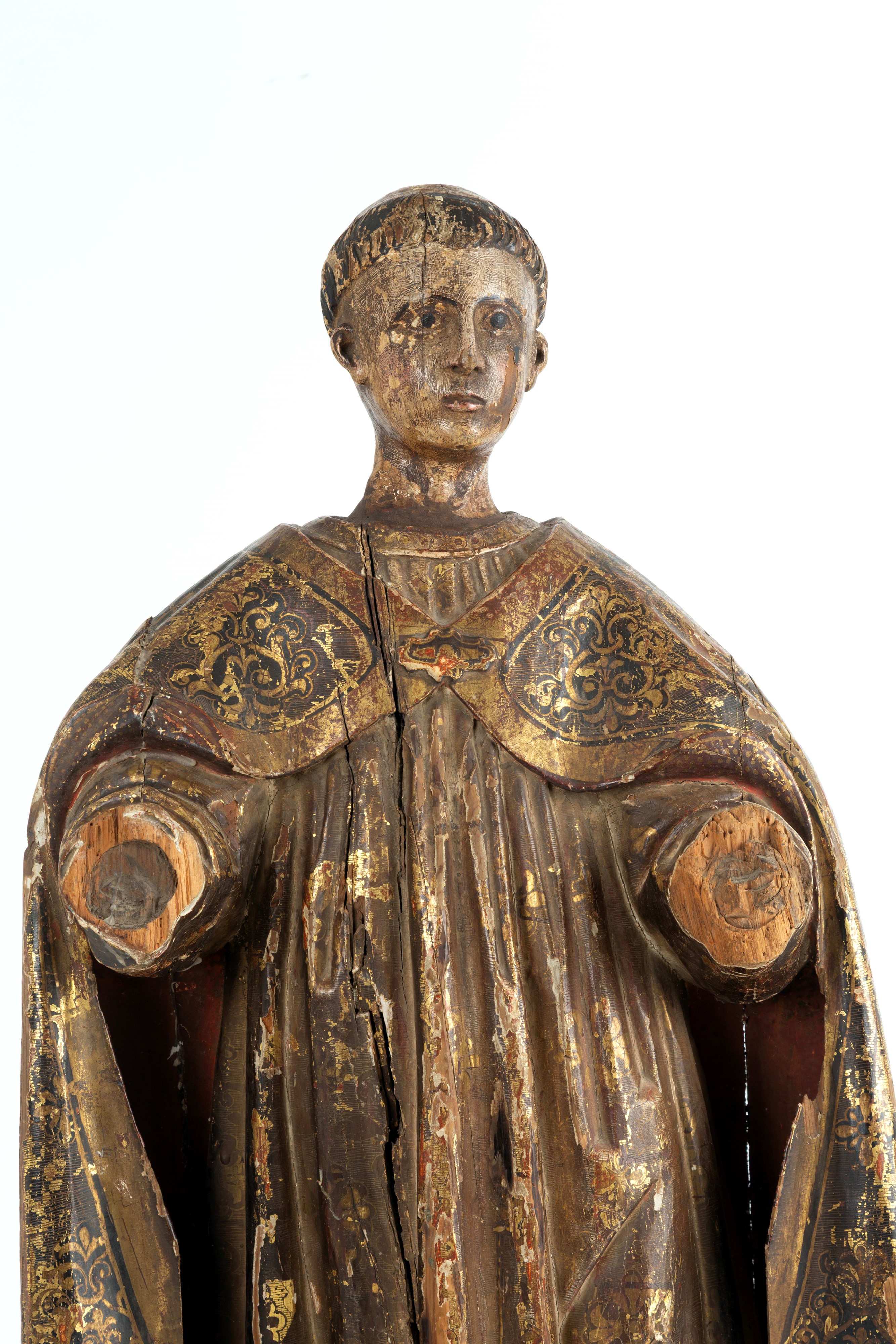Scultura in legno, Santo Monaco (fine XVI secolo circa)